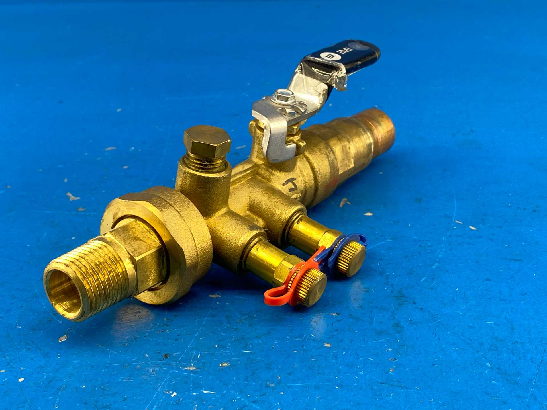 IMI Hydronics UA-A-075S-050M-V4, 3/4"S x 1/2"M, Manual Venturi Balancing Valve, 600WOG | PN40, 600 PSIG, Venturi No. 4