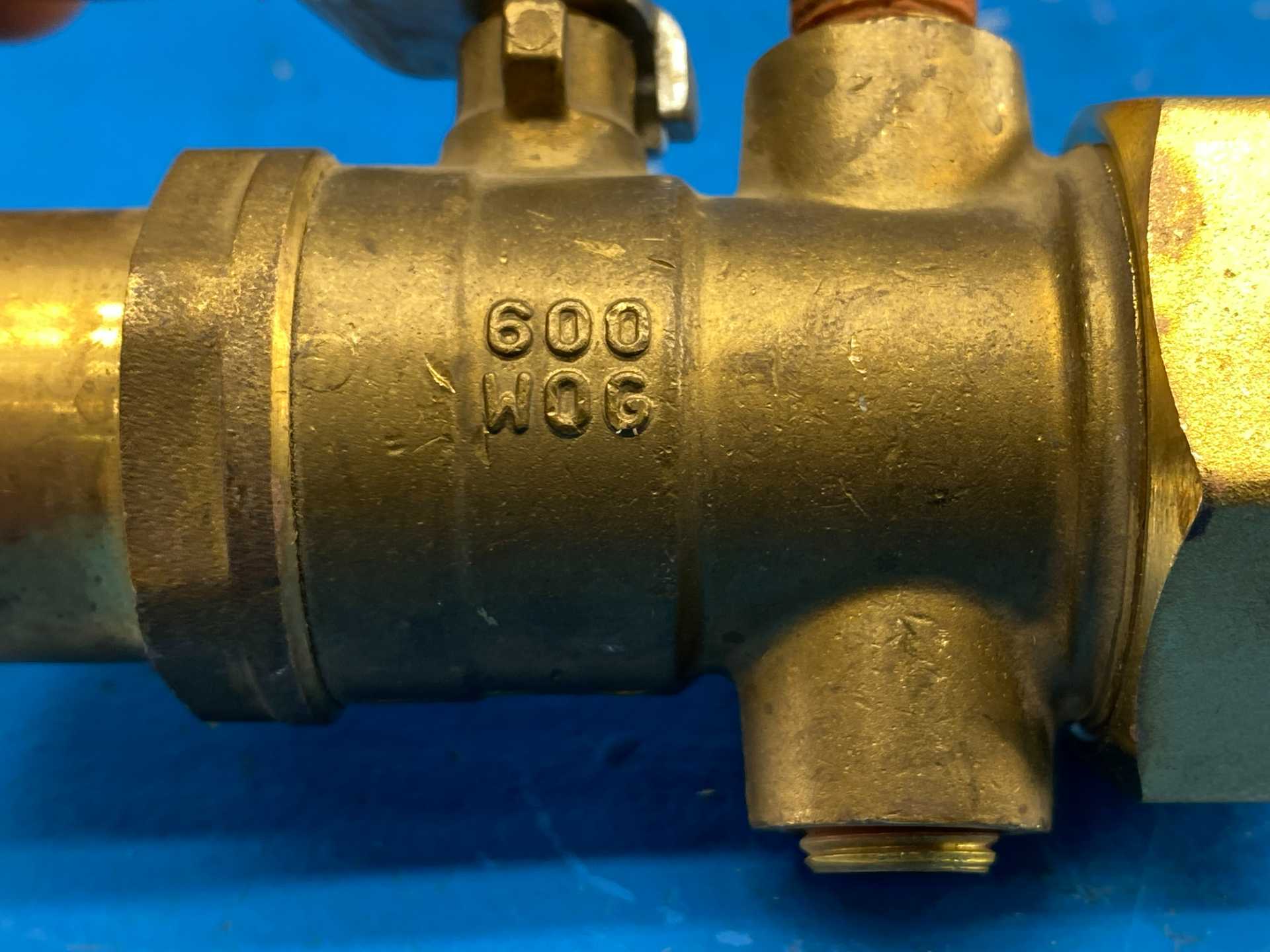 Nexus Hydronics Ultra X, UX-100-S-050M-PGG, 1" STD x 1/2" M, Ball Valve