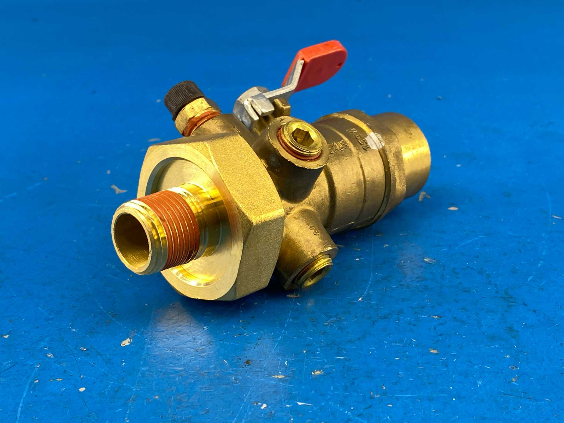 Nexus Hydronics Ultra X, UX-100-S-050M-PGG, 1" STD x 1/2" M, Ball Valve