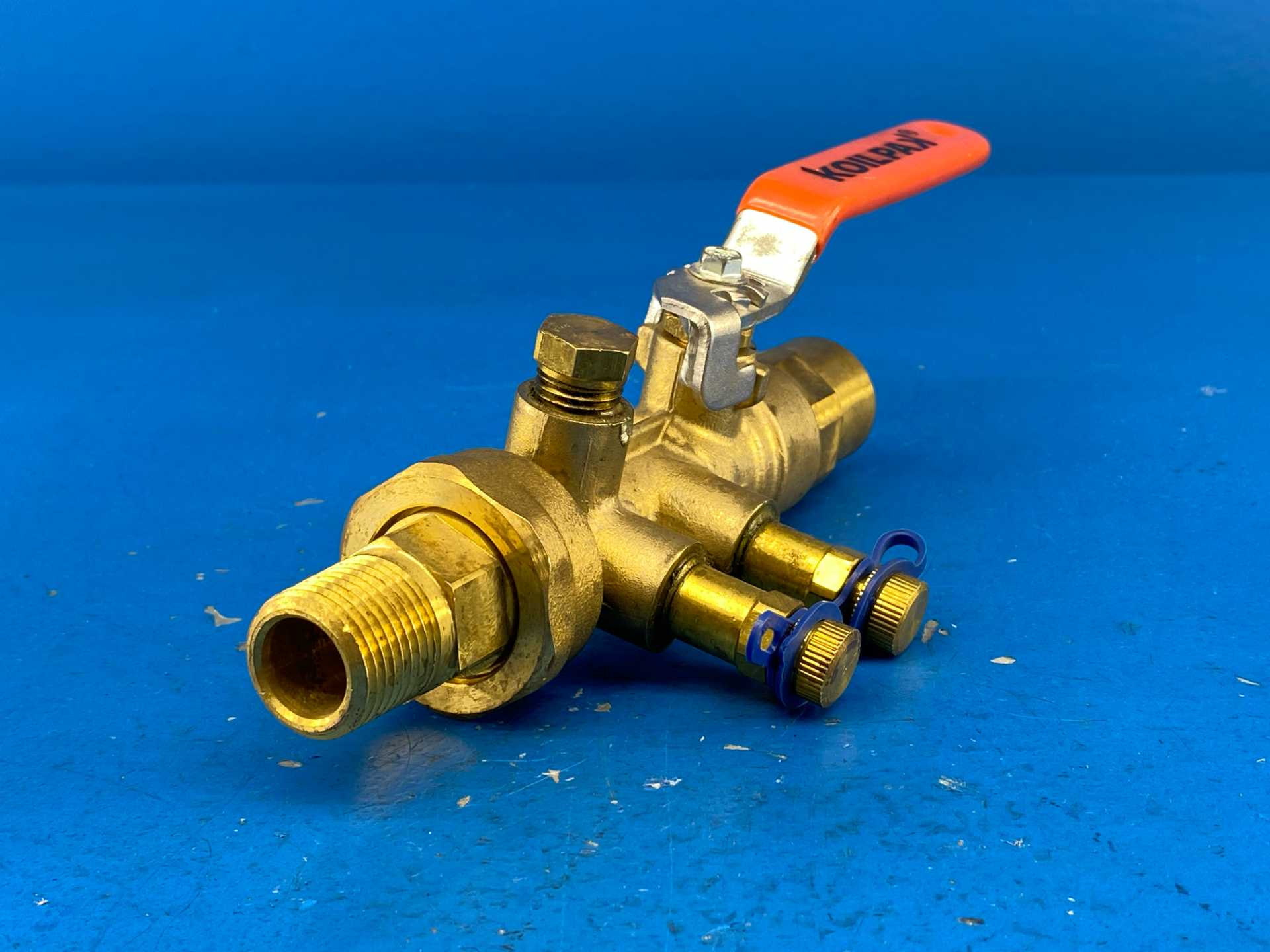 IMI Hydronics UBSBSA075S-050M,PL1,PT2,PT3, 3/4"S x 1/2"M Koilpak Shut-off Valve, SWE, 600WOG | PN40, 600 PSIG, Type A