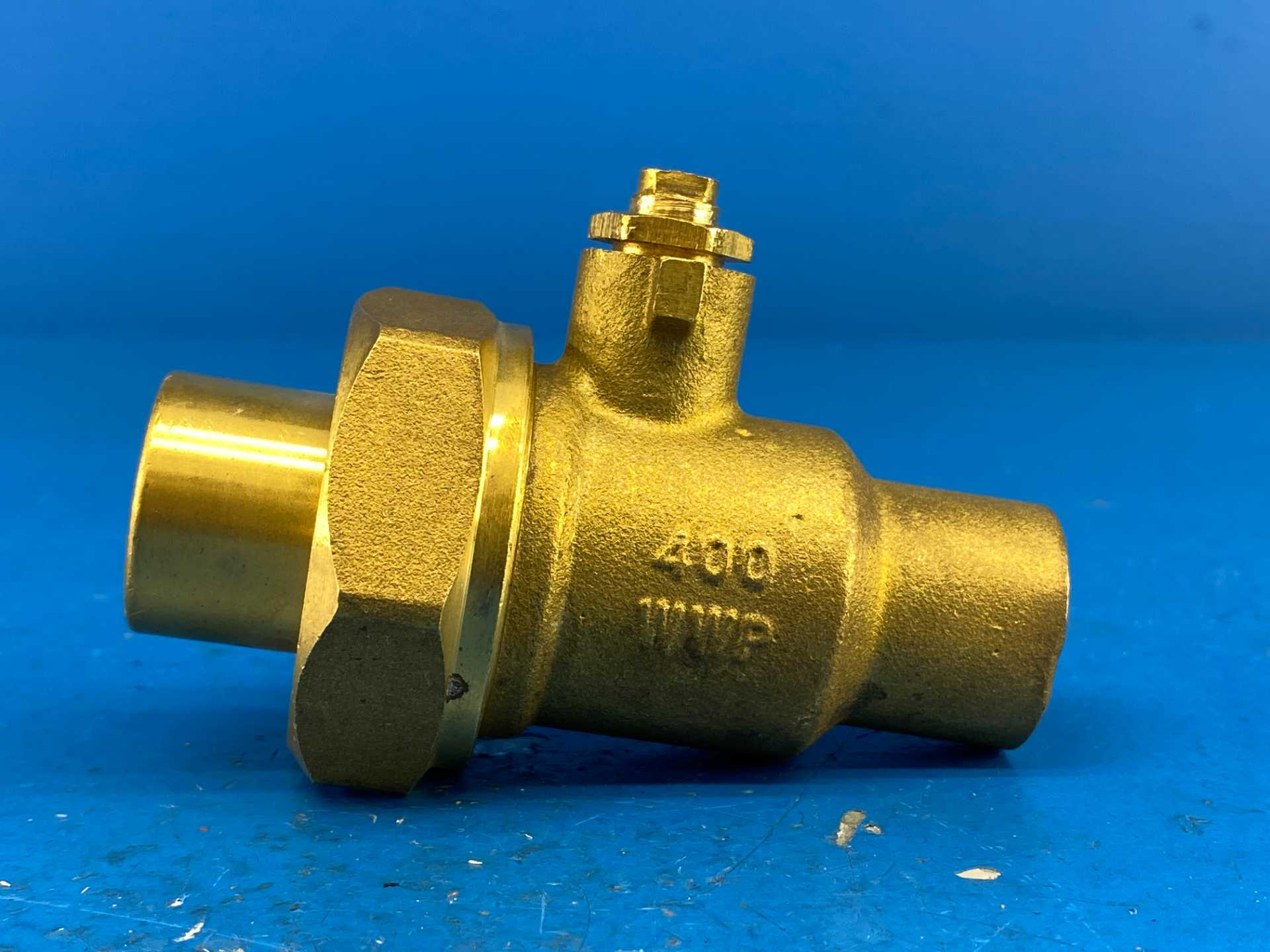 IMI Hydronics UBM0075S, 3/4" x 3/4" Compact Shut-off Ball Valve, Sweat, 400WWP, 600PSIG at 250°F (No Handle)