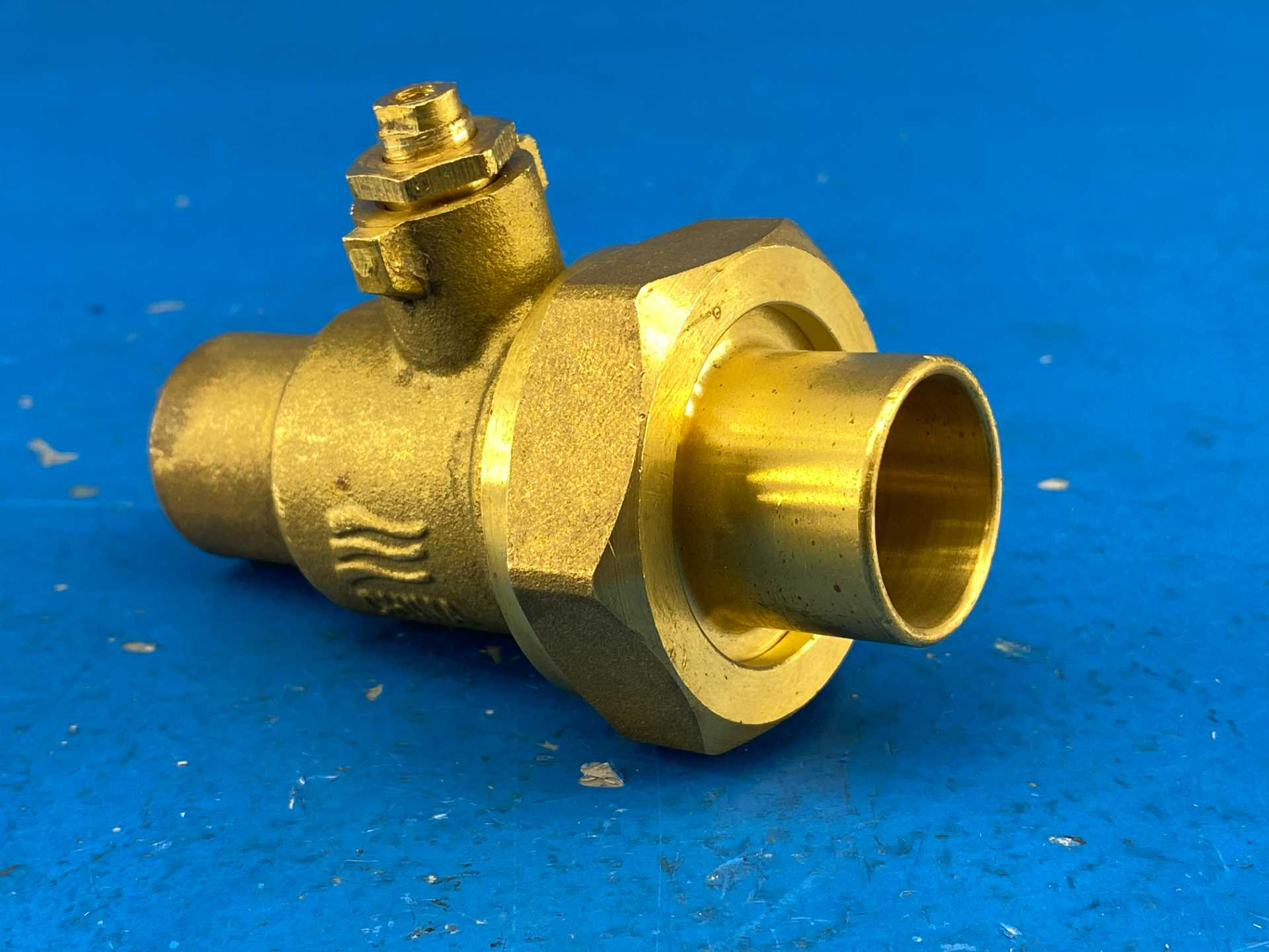 IMI Hydronics UBM0075S, 3/4" x 3/4" Compact Shut-off Ball Valve, Sweat, 400WWP, 600PSIG at 250°F (No Handle)