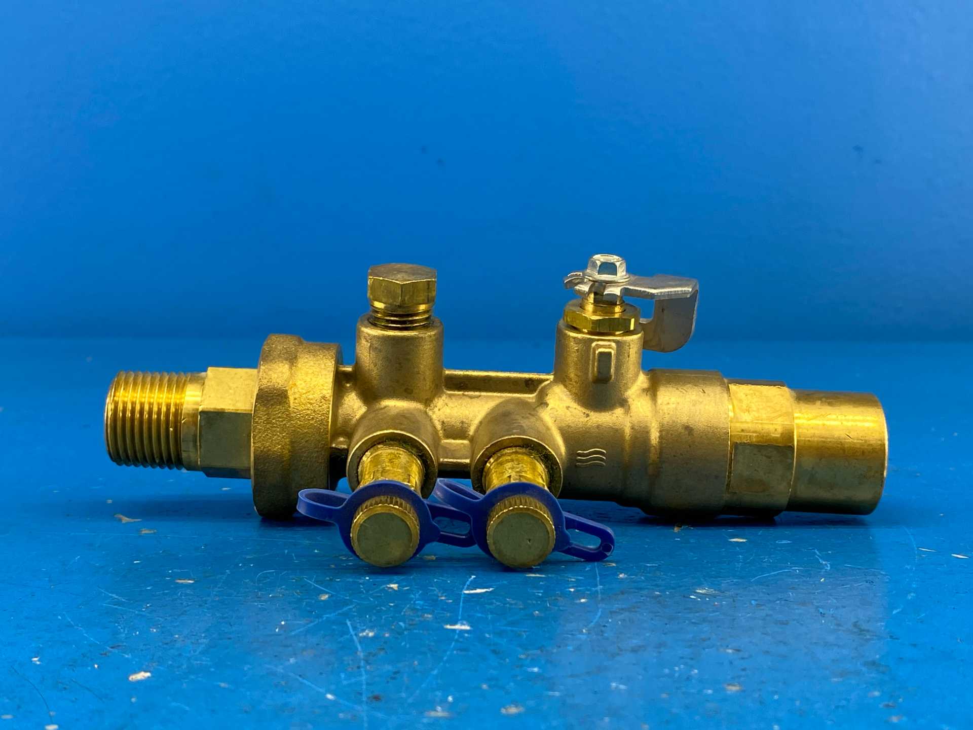 IMI Hydronics UBA075S-050M,PL1,PT2,PT3, 3/4"S x 1/2"M, Shut-Off Valve, 600WOG | PN40, 600PSIG (No Handle)