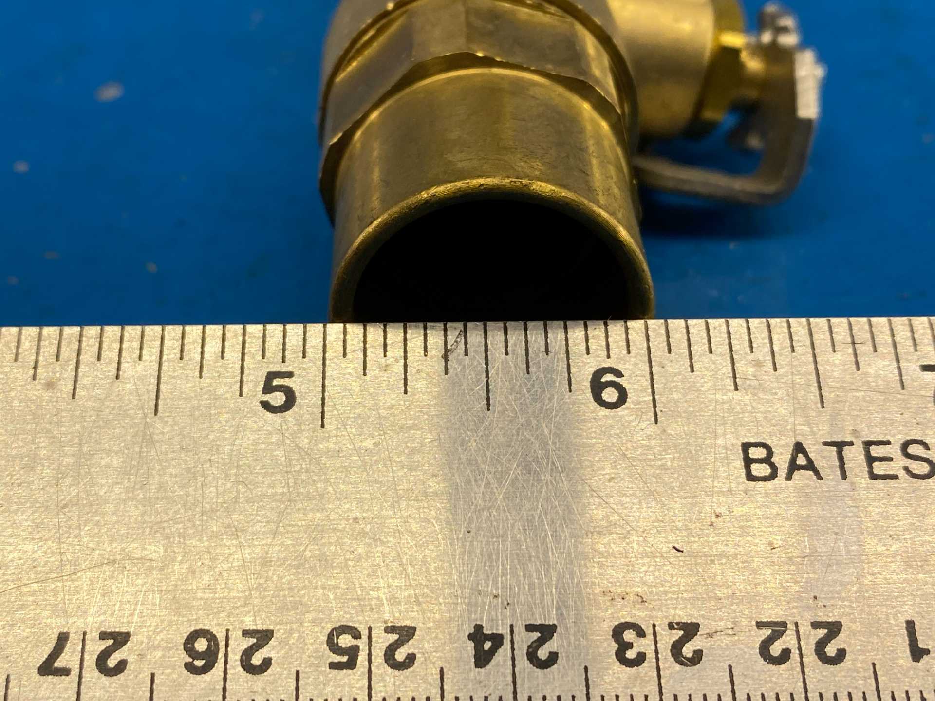 IMI Hydronics UBA075S-050M,PL1,PT2,PT3, 3/4"S x 1/2"M, Shut-Off Valve, 600WOG | PN40, 600PSIG (No Handle)