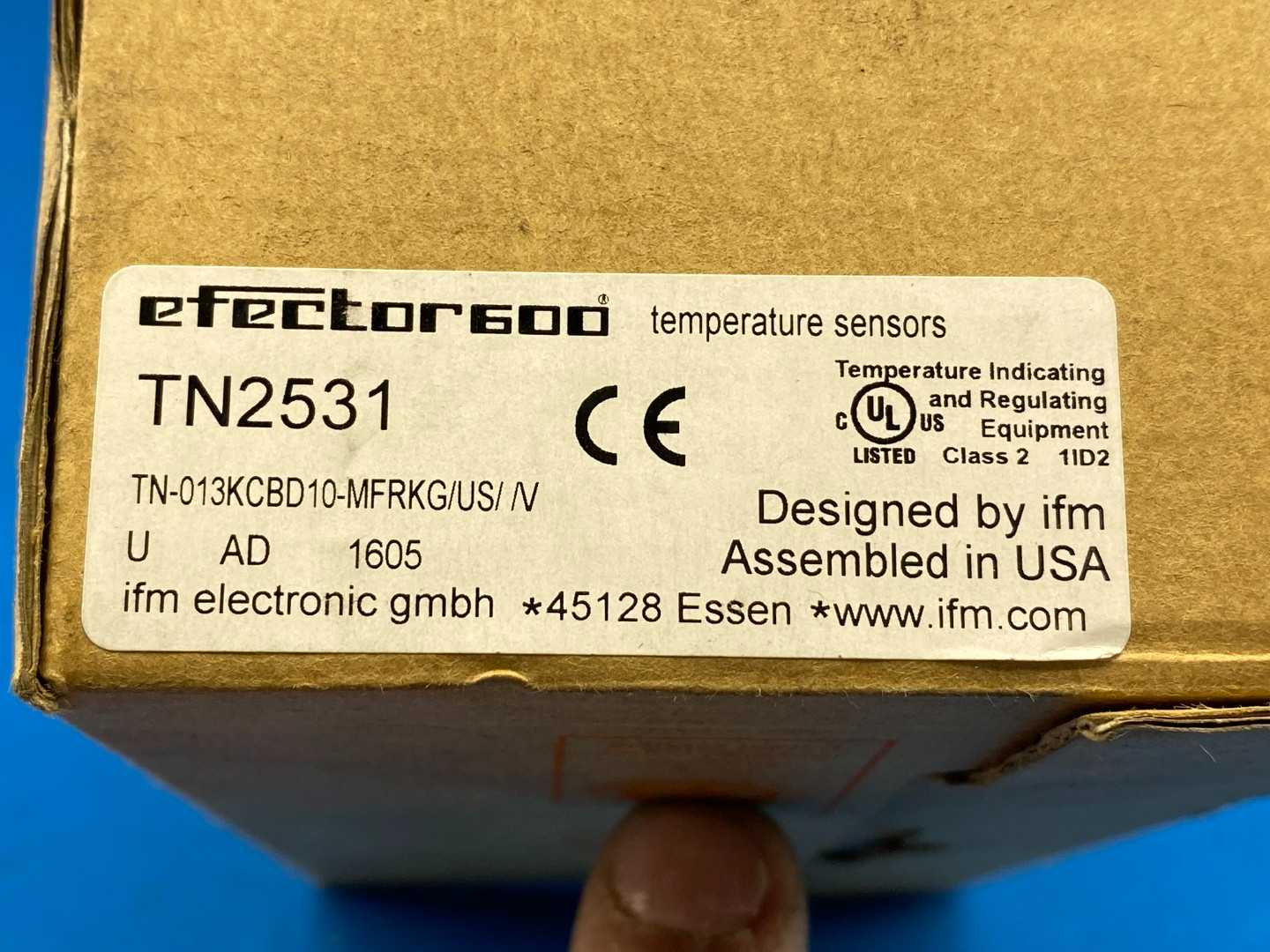 IFM Electronics TN2531 Efector600 Temperature Sensor (Replaced by the TN2511)