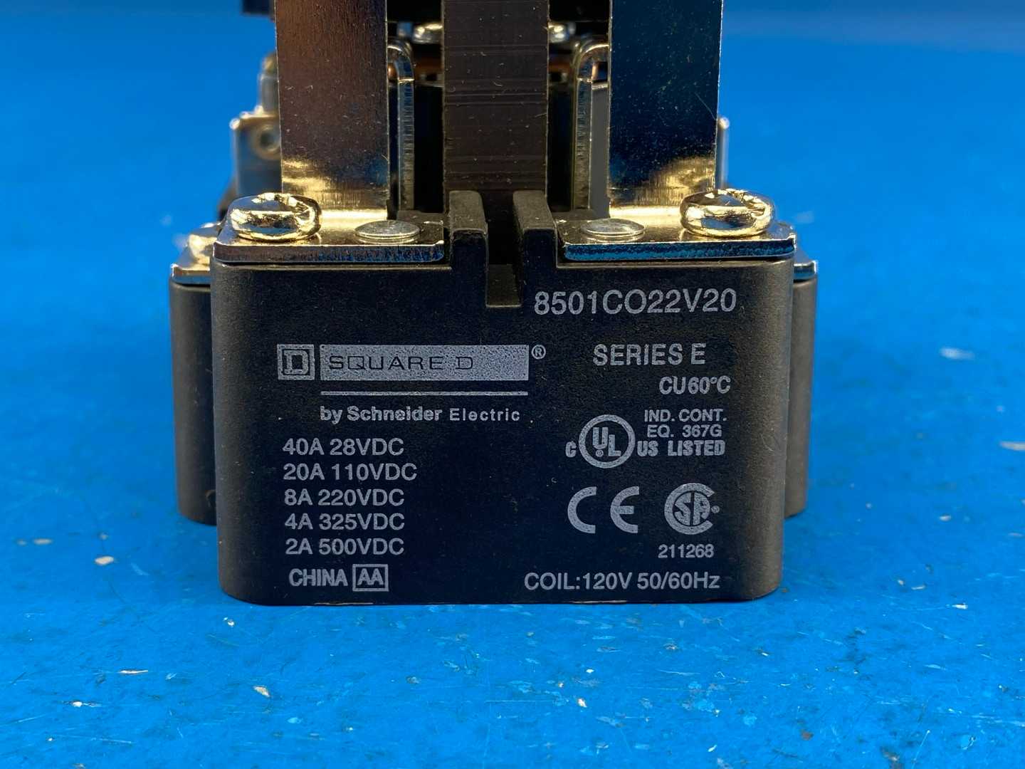 Square D 8501CO22V20, Power Relay