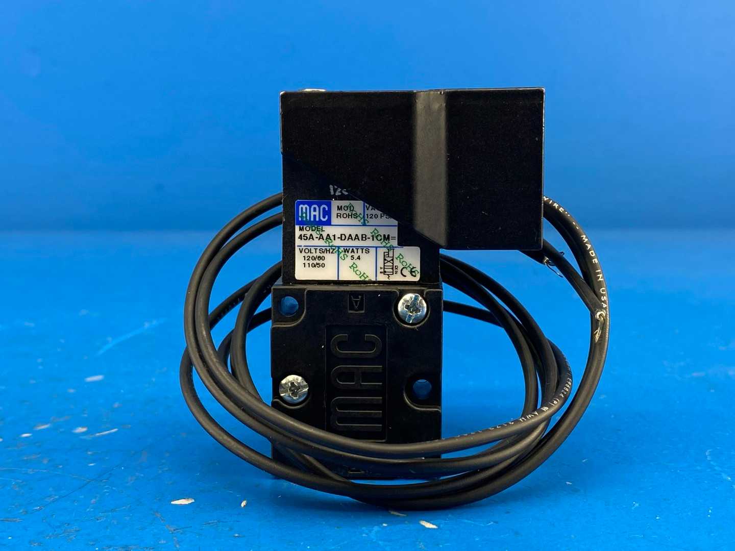 MAC Valves Inc. 45A-AA1-DAAB-1CM 4/2-Way Single Direct Solenoid Poppet Valve