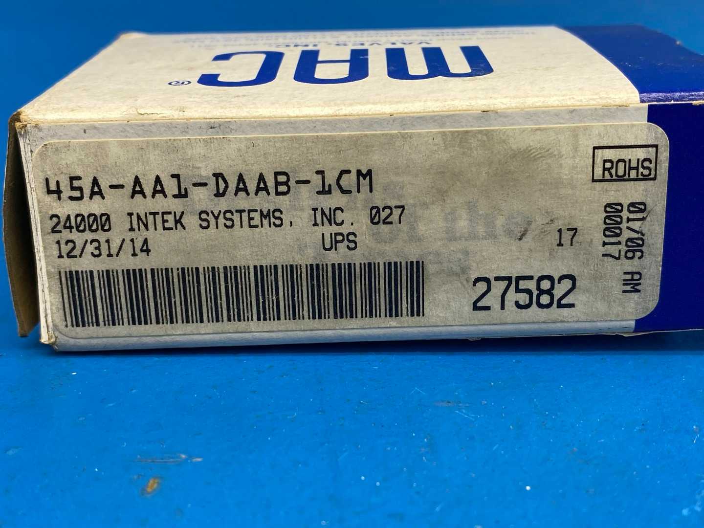 MAC Valves Inc. 45A-AA1-DAAB-1CM 4/2-Way Single Direct Solenoid Poppet Valve