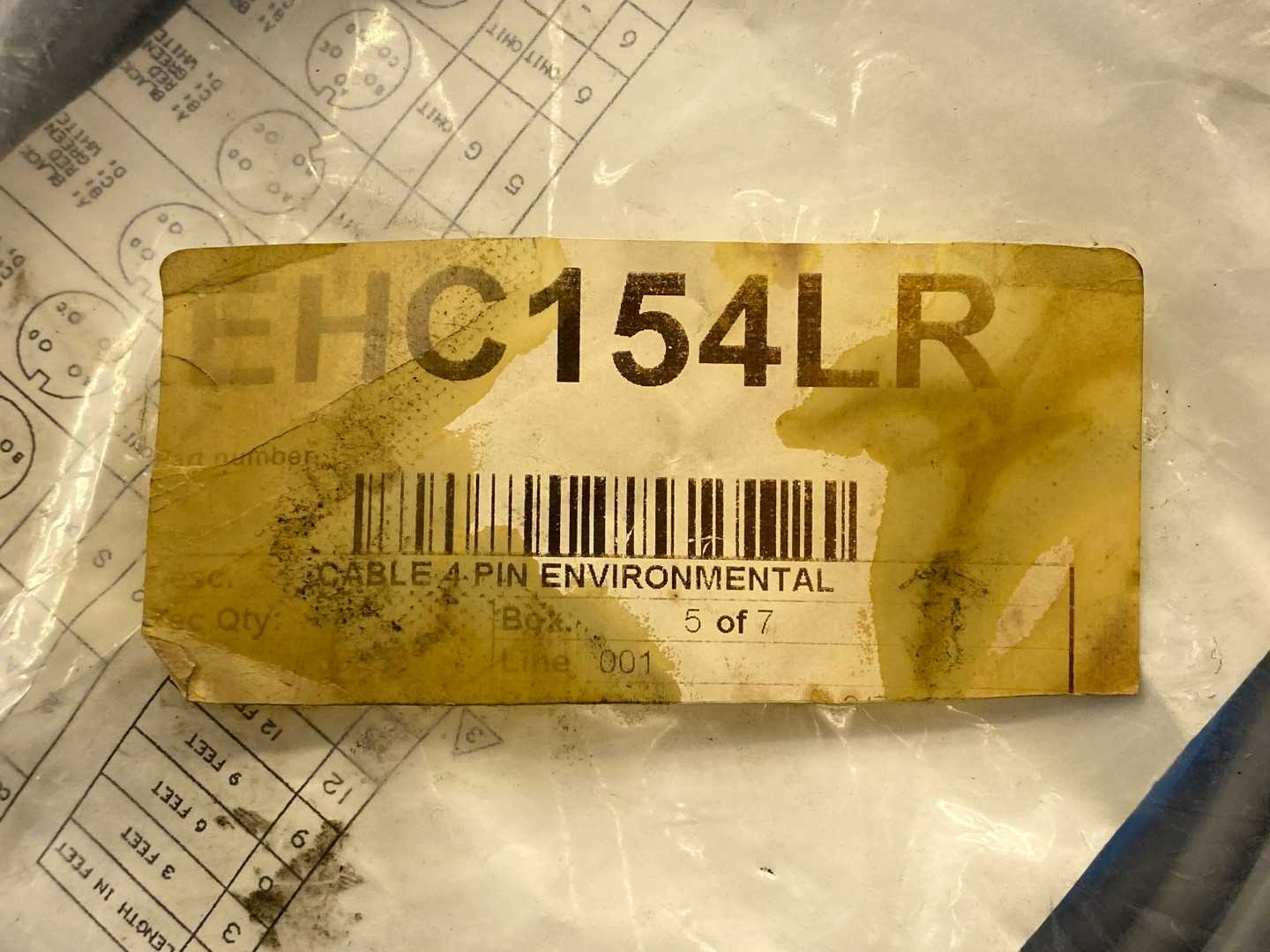 Parker Hannafin EHC154LR Electro Hydraulic Cable