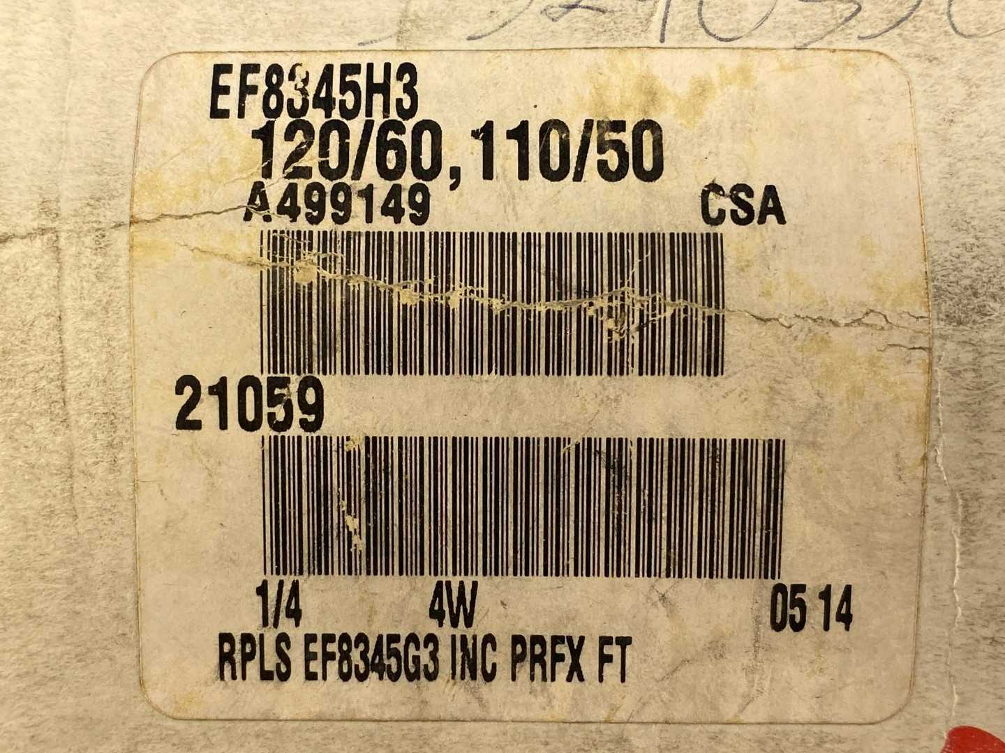 Asco Red Hat EF8345H3 Explosion proof Solenoid Valve Coil Assembly 1/4" port 110/120V 50/60Hz