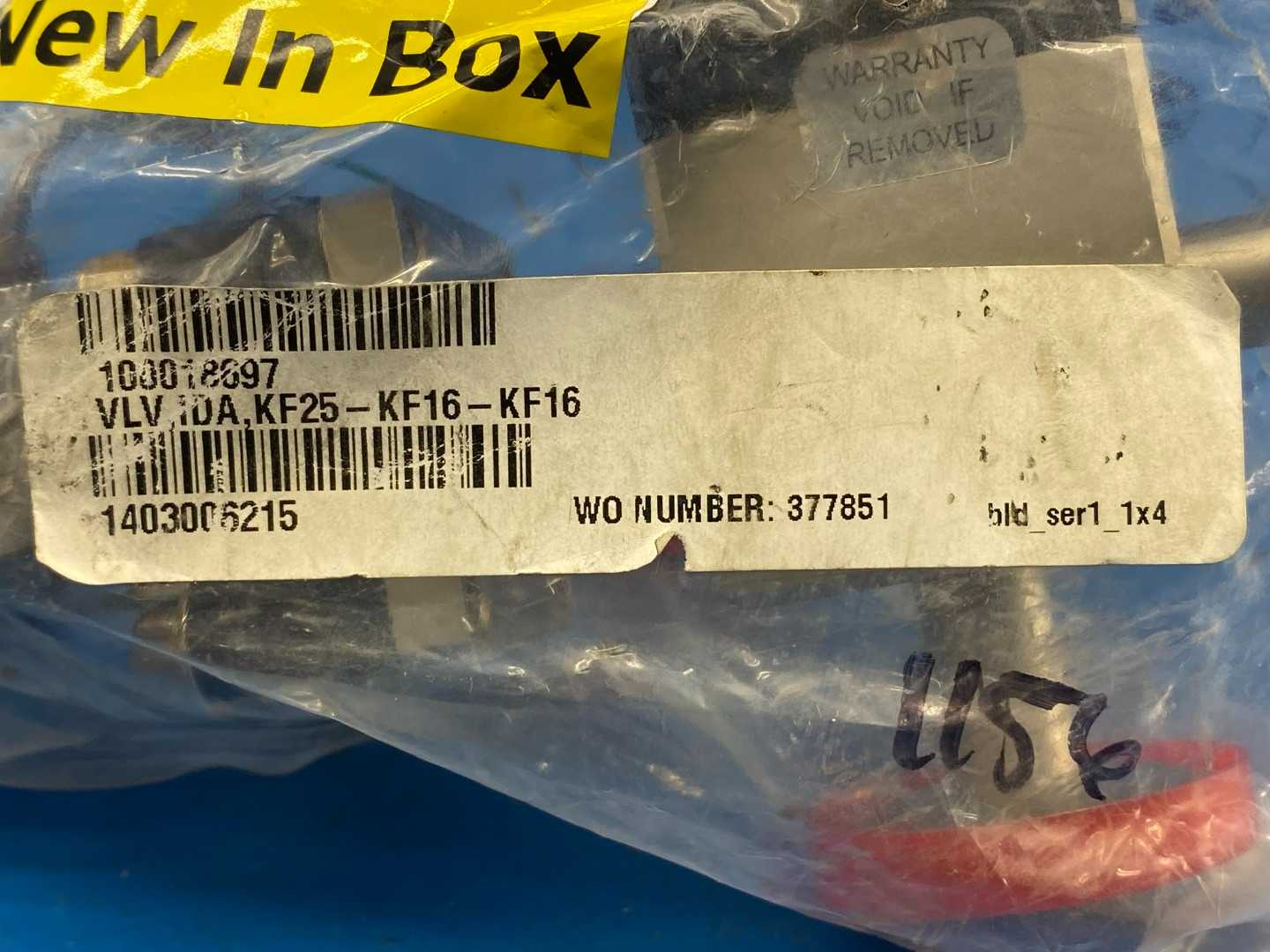 MKS KF25 to KF16 to K16 IDA Diagnostic Access Isolation Valve