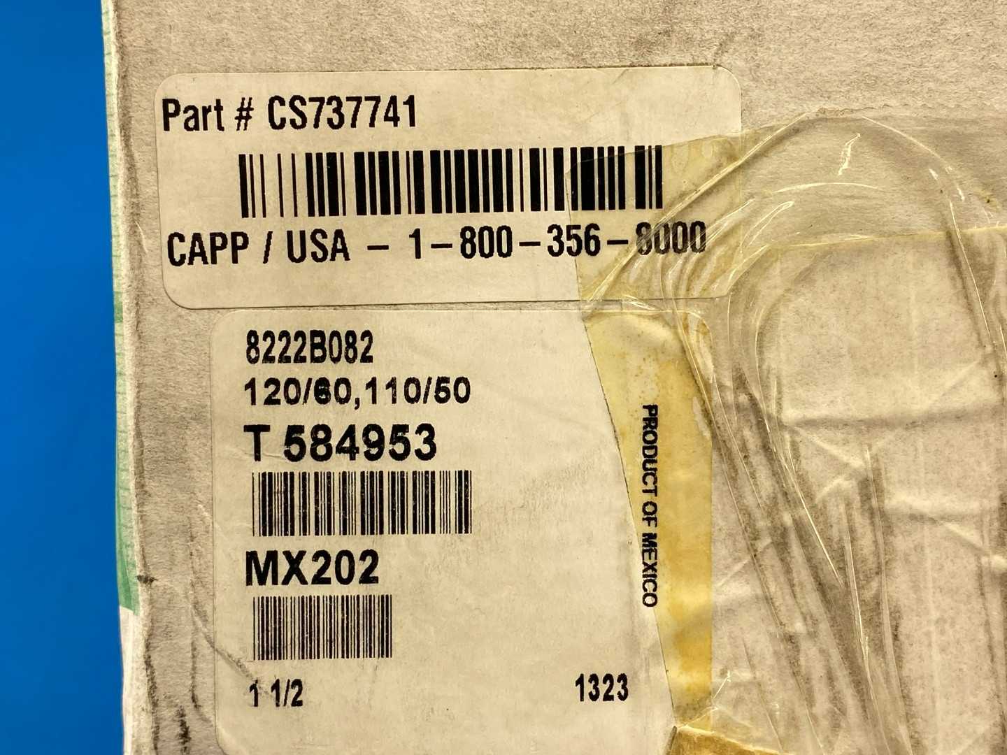 ASCO Redhat 8222B082 Solenoid Valve 10.5Watts 1-1/2" Pipe Size 110/120V 5-125 Steam PSI