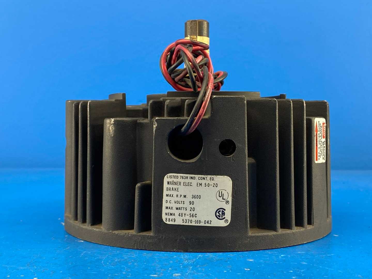 WARNER ELECTRIC 5370-169-042 BRAKE EM-50-20
