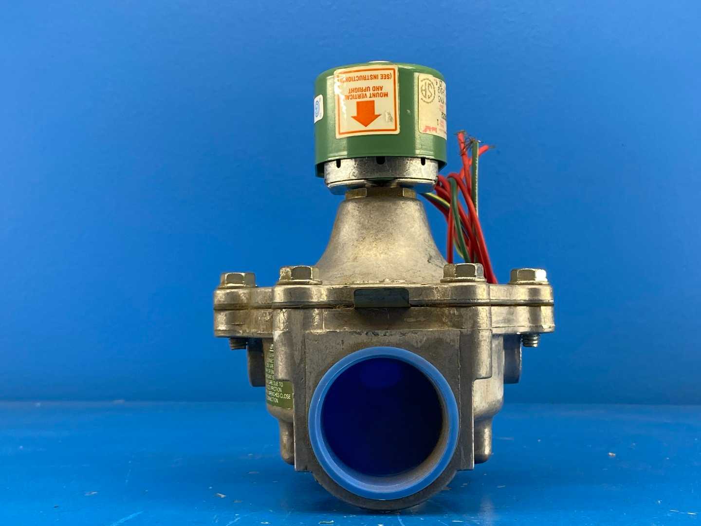 1-1/2" ASCO RedHat Aluminum Solenoid Air Valve 8215B70, 1,900,000 BtuH Max (120v)