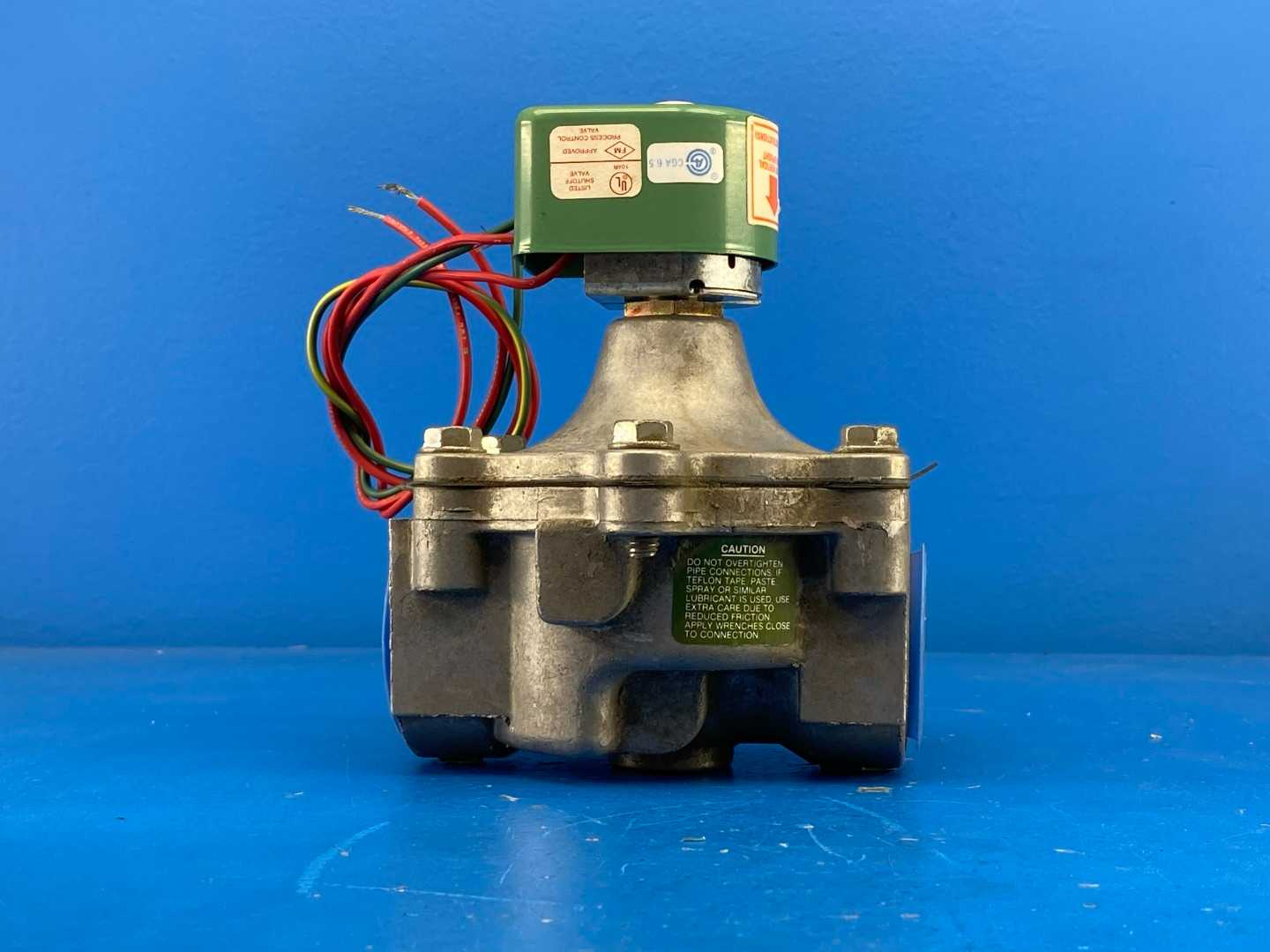 1-1/2" ASCO RedHat Aluminum Solenoid Air Valve 8215B70, 1,900,000 BtuH Max (120v)