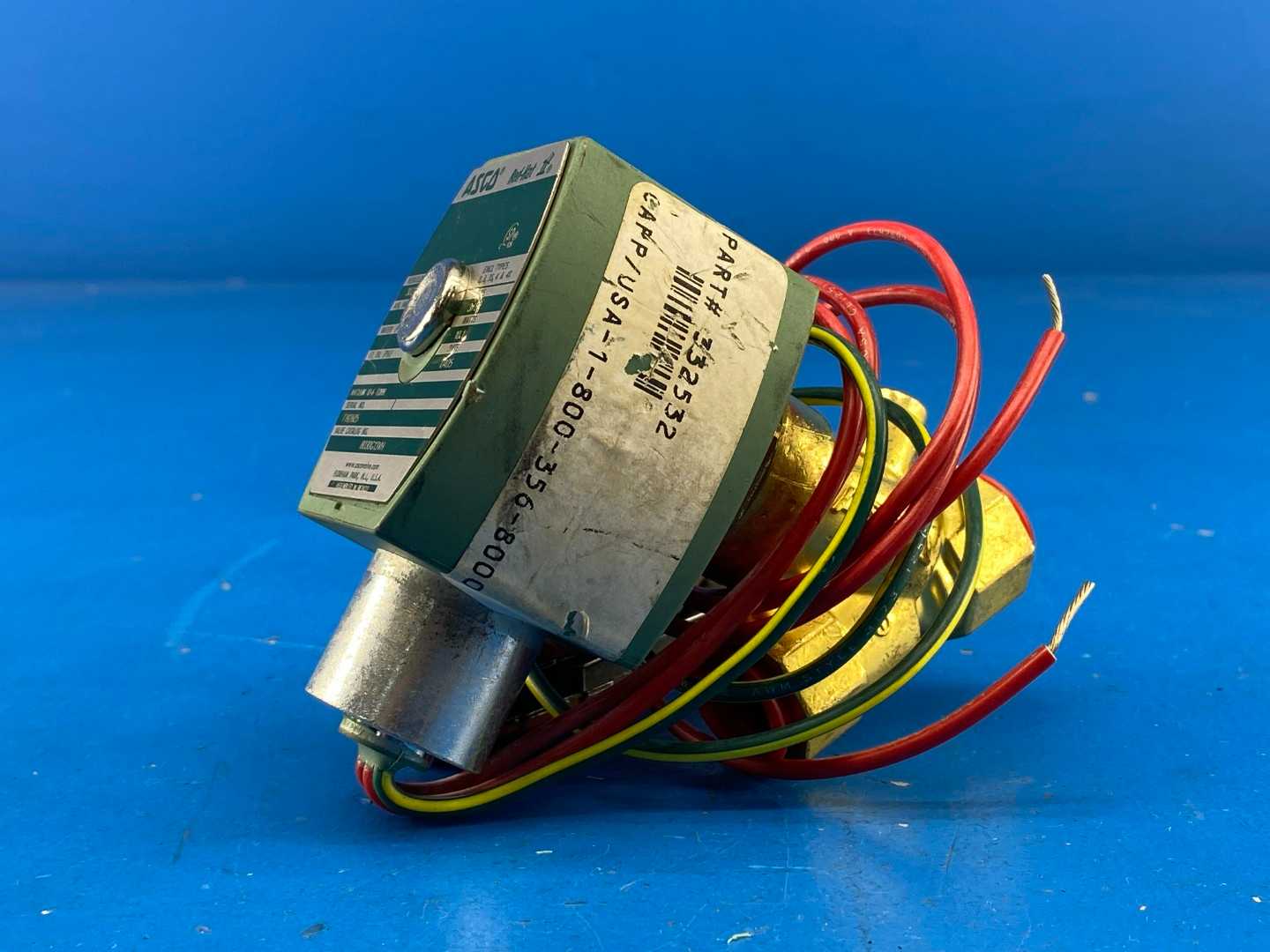 ASCO Red-Hat 8030G13VH 3/8" Solenoid Shutoff Valve Vacuum 10-6 TORR