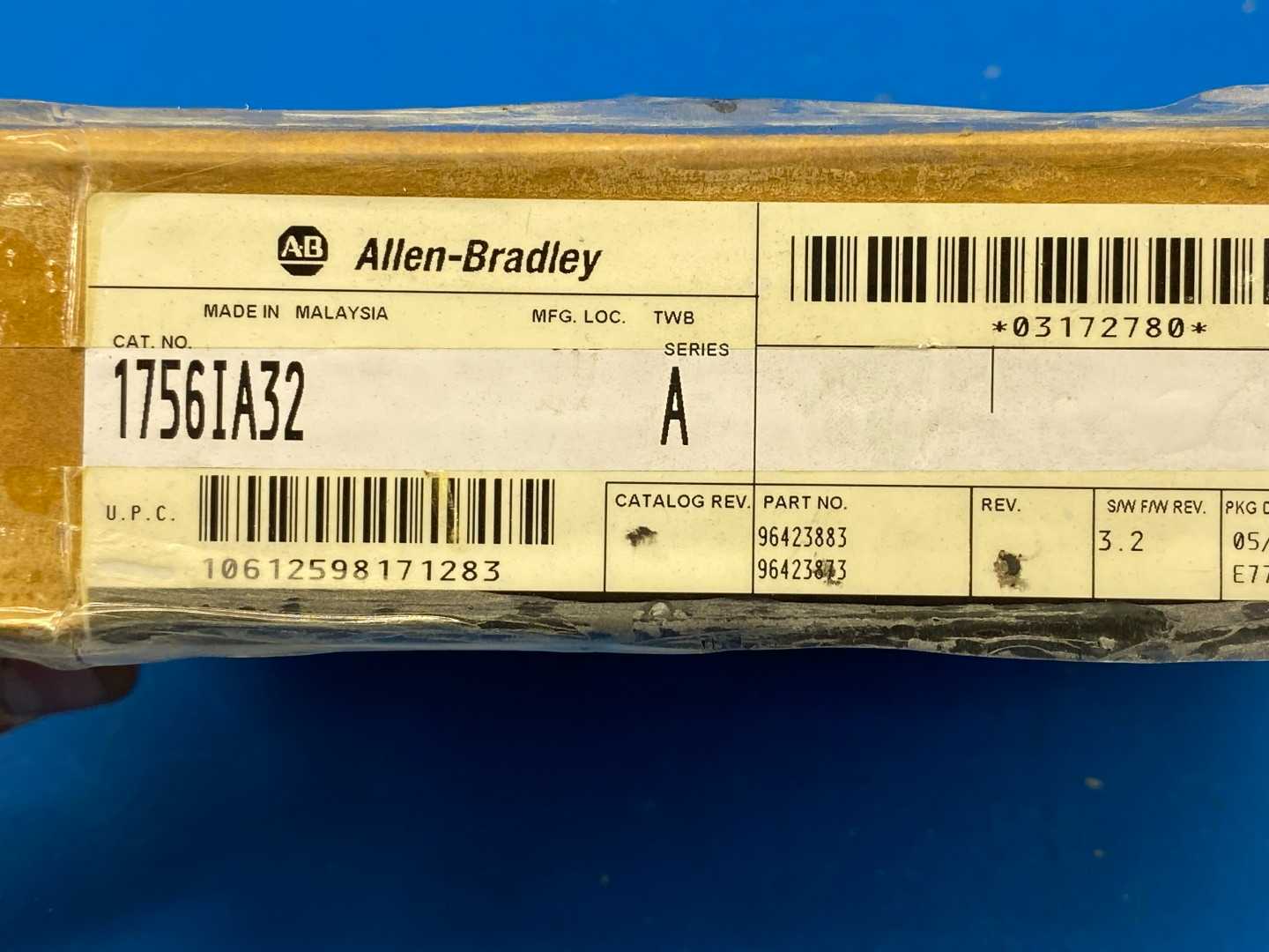 Allen-Bradley 1756-IA32 ControlLogix I/O Digital Input Module, 32 Point, 74-132VAC