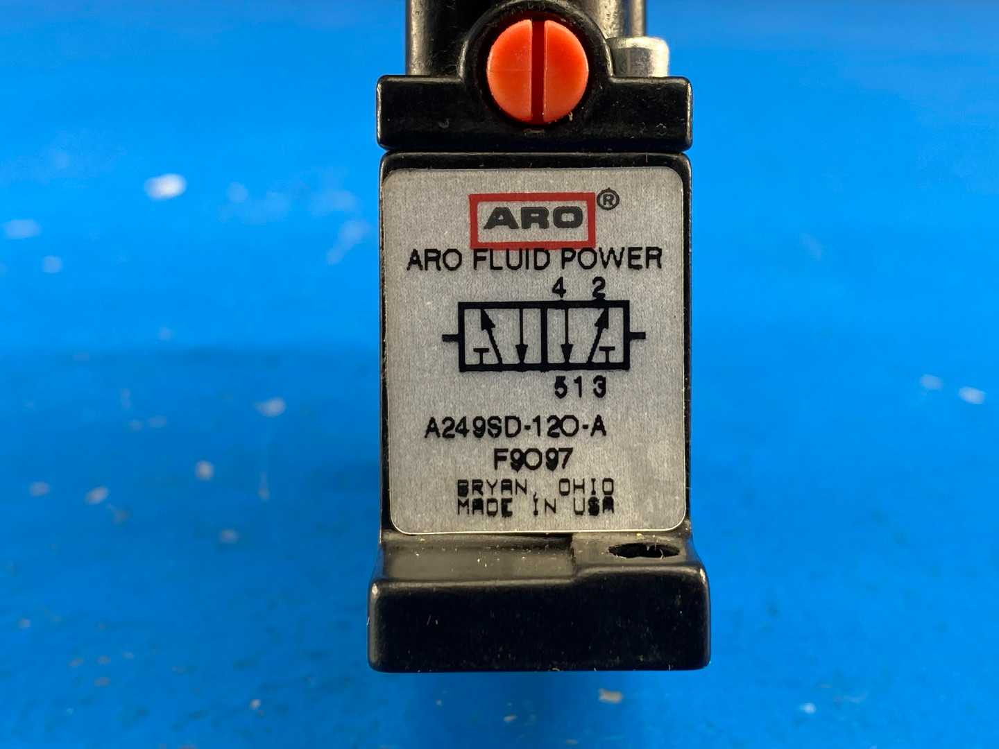 ARO Fluid Power A249SD-120-A Alpha "Thin" Bar Manifold Solenoid Operated Valve