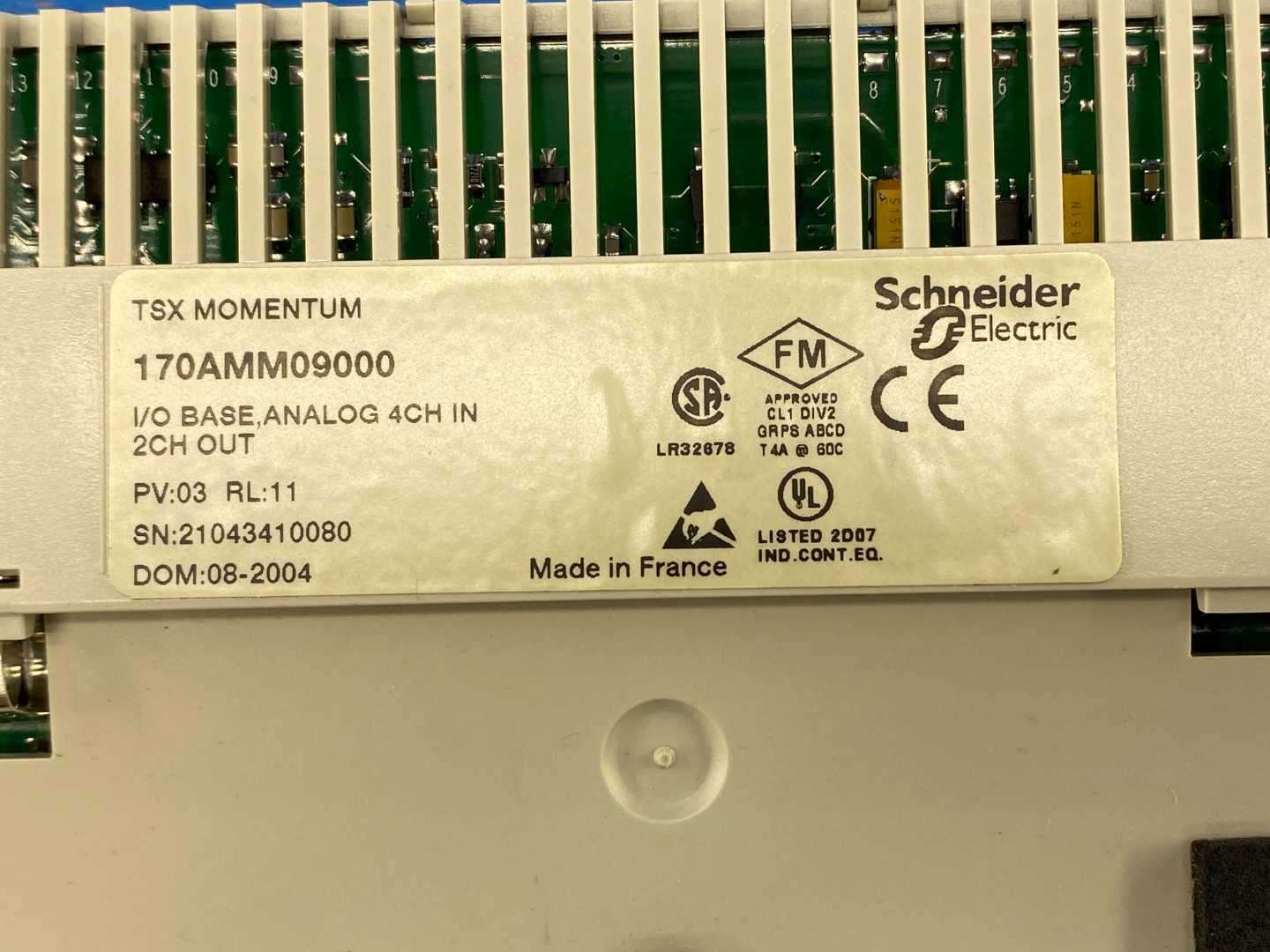 Schneider Electric 170AMM09000 (100029) TSX Momentum
