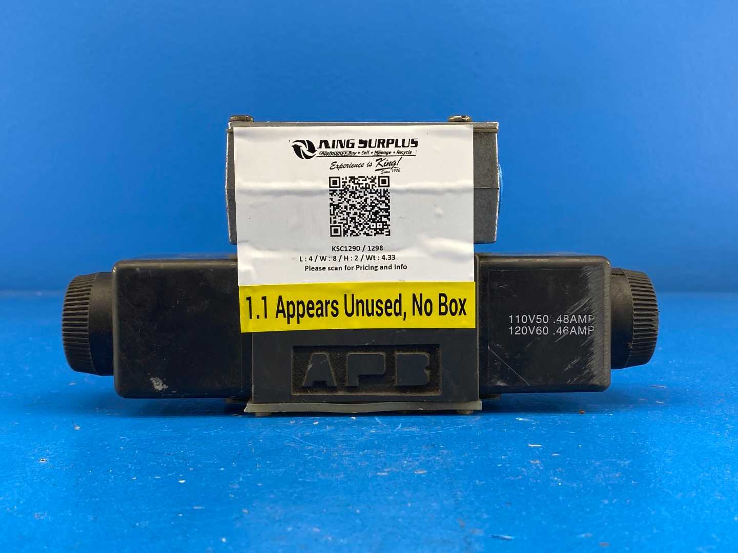Monarch Hydraulics Inc. Model Code 0969, Directional Control Valve 5000PSI