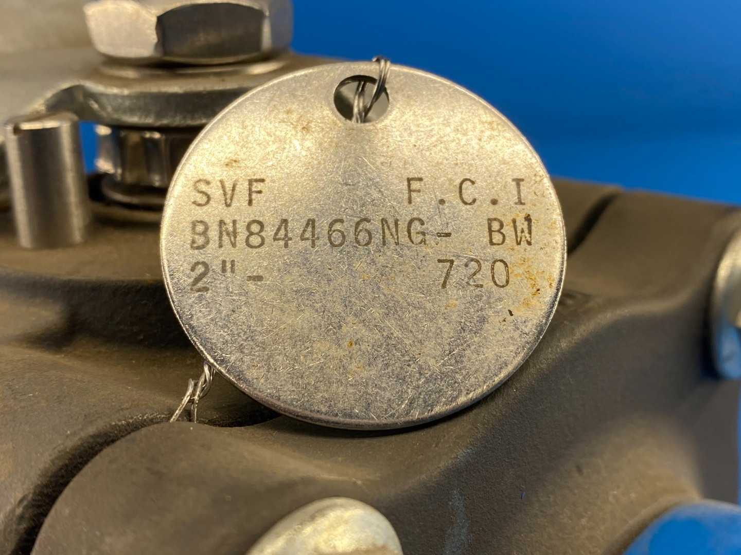 SVF F.C.I. BN84466NG-BW, 2" Carbon Steel Three-Piece Ball Valve