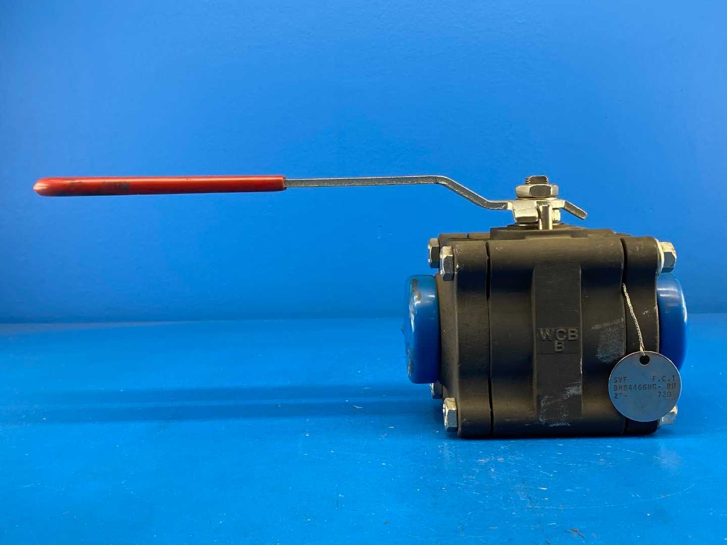 SVF F.C.I. BN84466NG-BW, 2" Carbon Steel Three-Piece Ball Valve