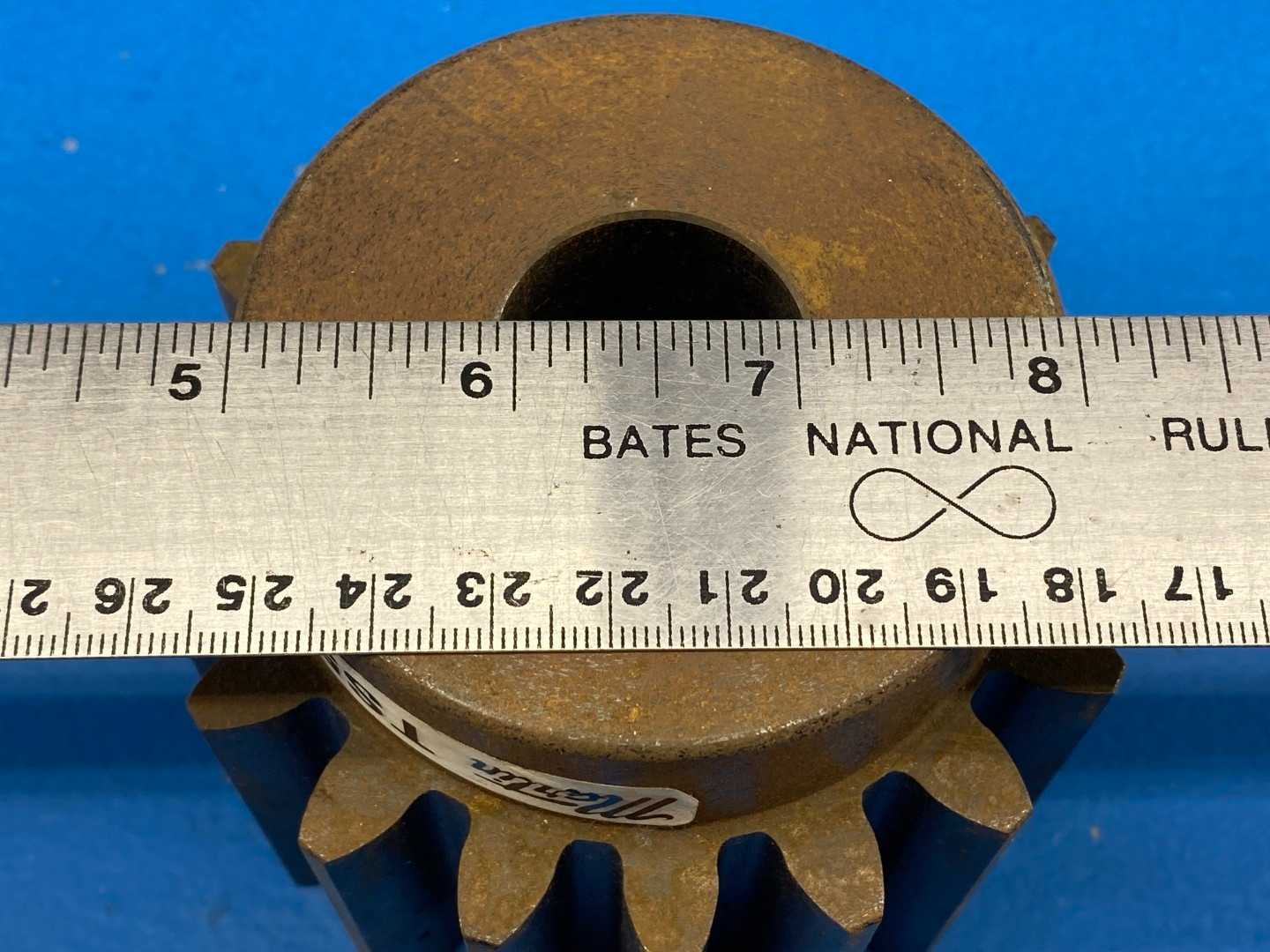 Martin TS518, Spur Gear, 18 Tooth, 1 inch Pitch Diameter, 1 inch Width, Steel Material