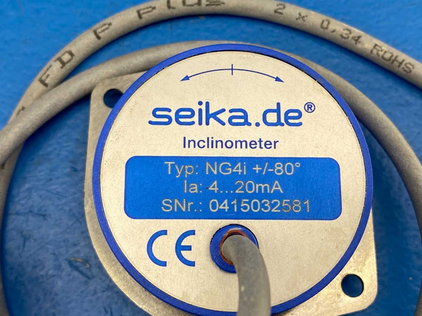 Seika.de Type NG4i+/-80° Inclinometer 4-20mA Output Signal