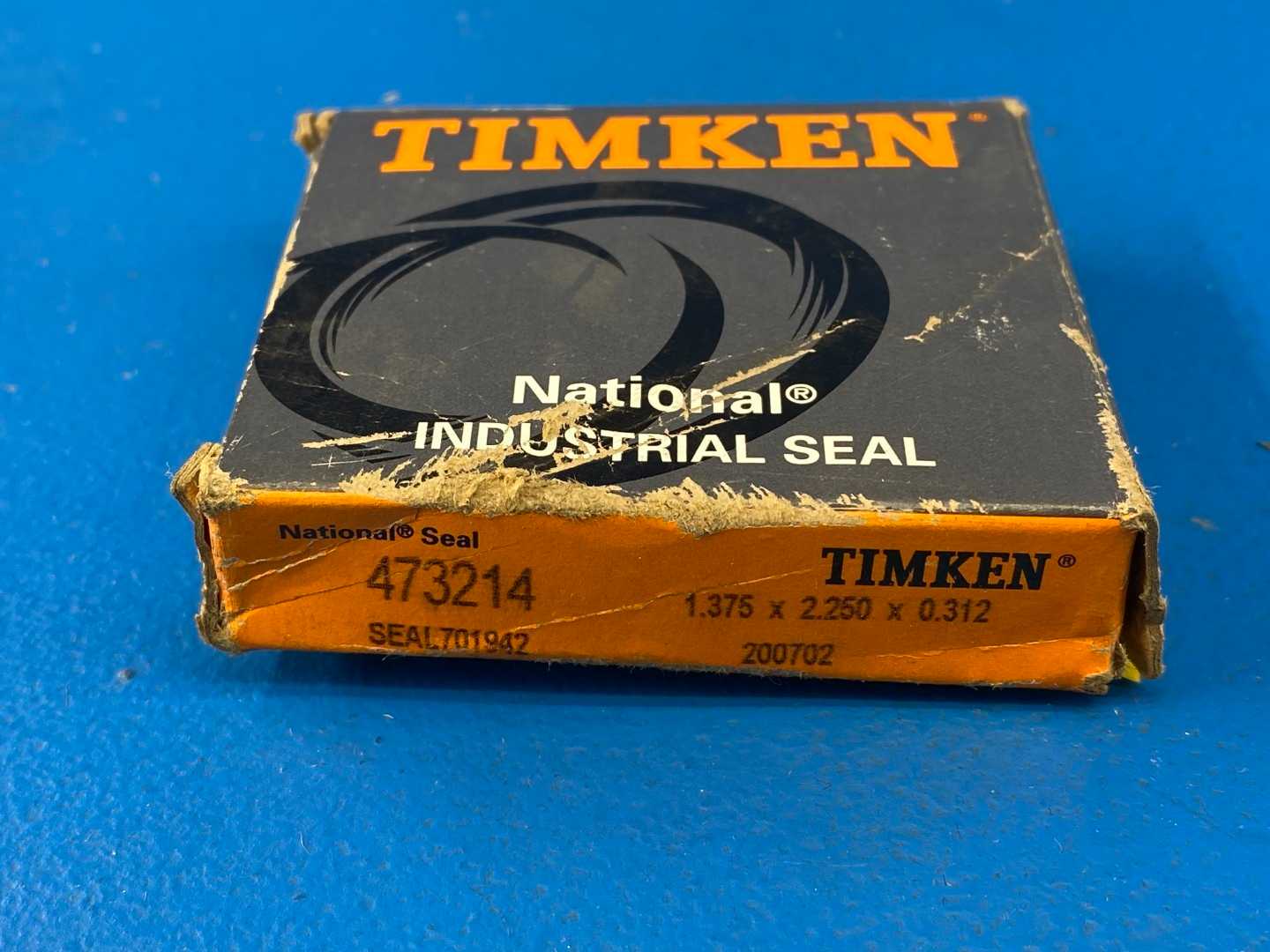 Timken 473214, Industrial Seal, 1.375 x 2.250 x 0.312 inches, for shaft sealing applications