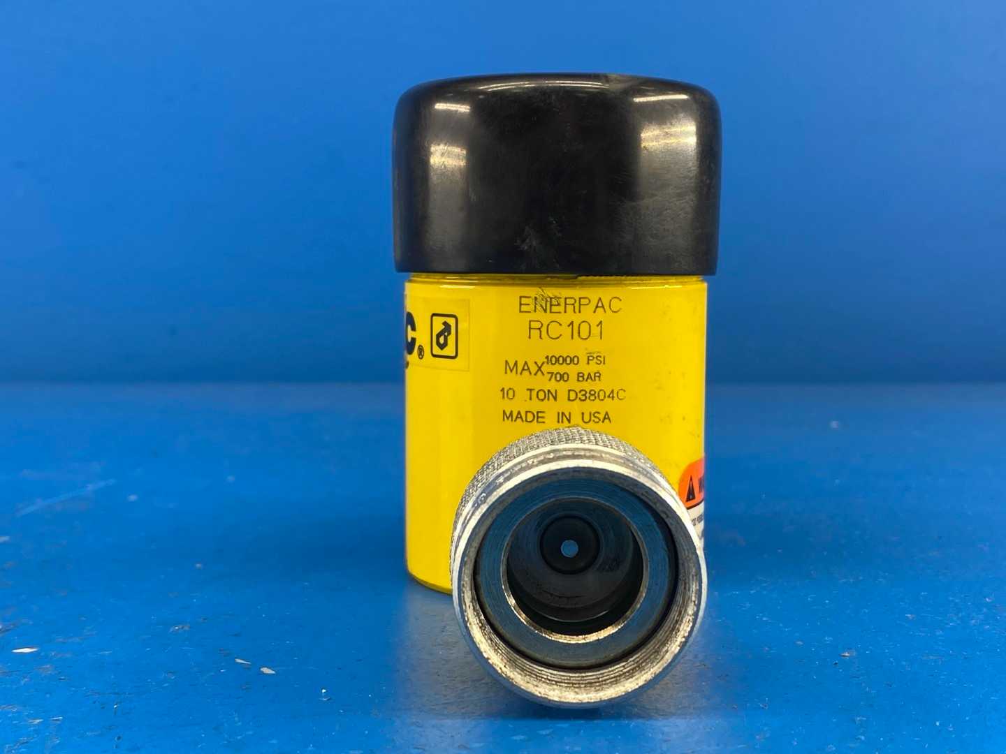 Enerpac RC101, 10Ton Capacity, 1.00 in Stroke, General Purpose Hydraulic Cylinder 10000 MAX PSI (700BAR)