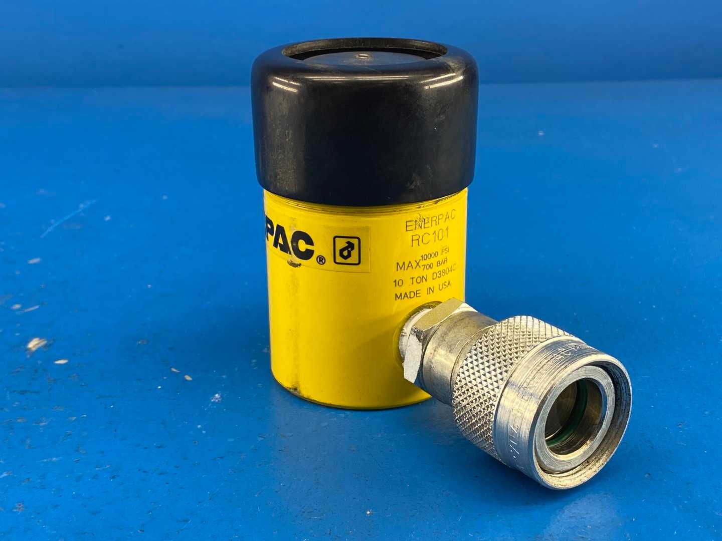 Enerpac RC101, 10Ton Capacity, 1.00 in Stroke, General Purpose Hydraulic Cylinder 10000 MAX PSI (700BAR)