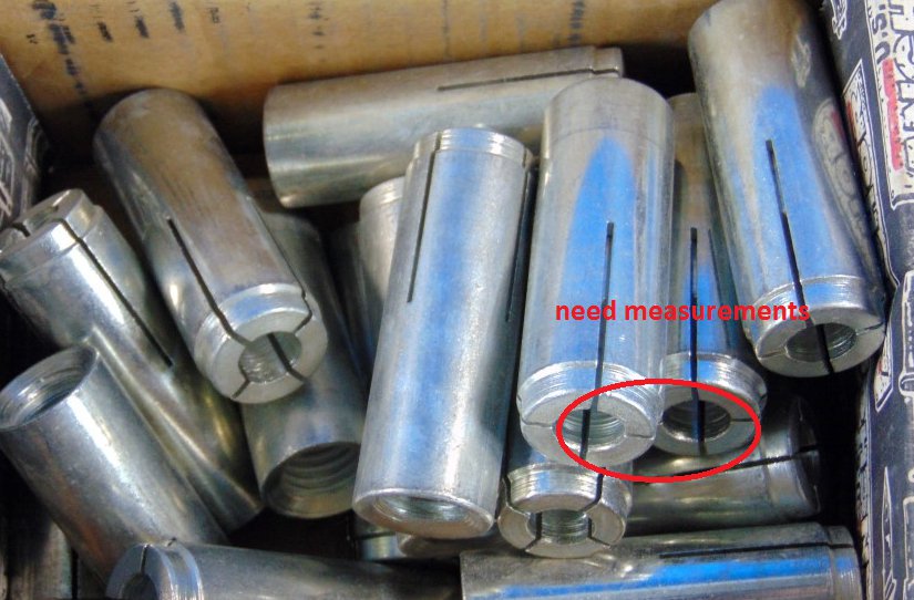 U.S Anchor Concrete Anchors(20 PCS)