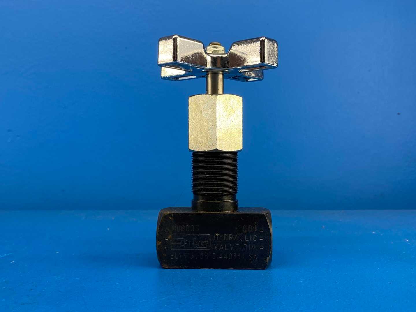 1/2" Parker Metering Valve MV800S-20BT, 15GPM 345 BAR (5000 PSI)