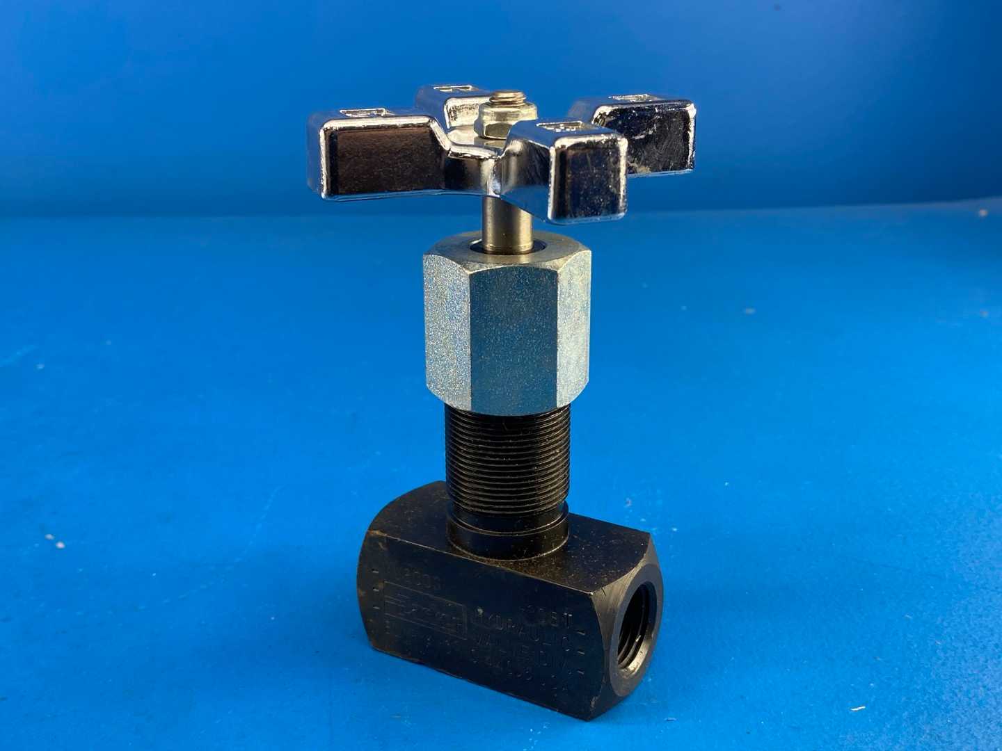 1/2" Parker Metering Valve MV800S-20BT, 15GPM 345 BAR (5000 PSI)