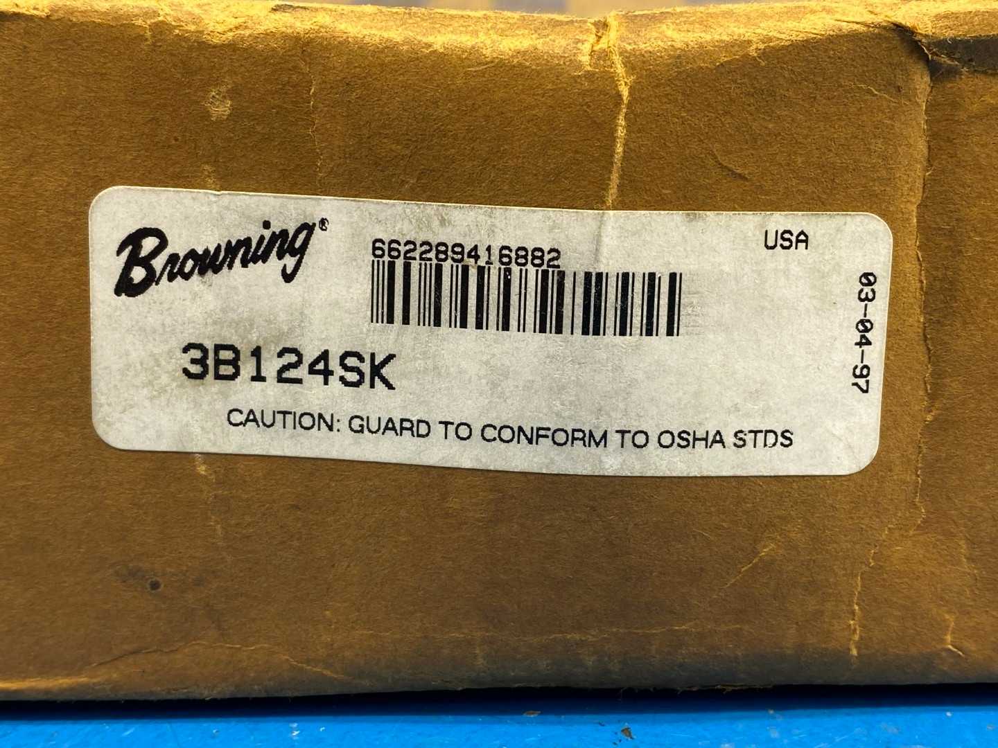 Browning 3B124SK 3-Groove QD Sheave Pulley