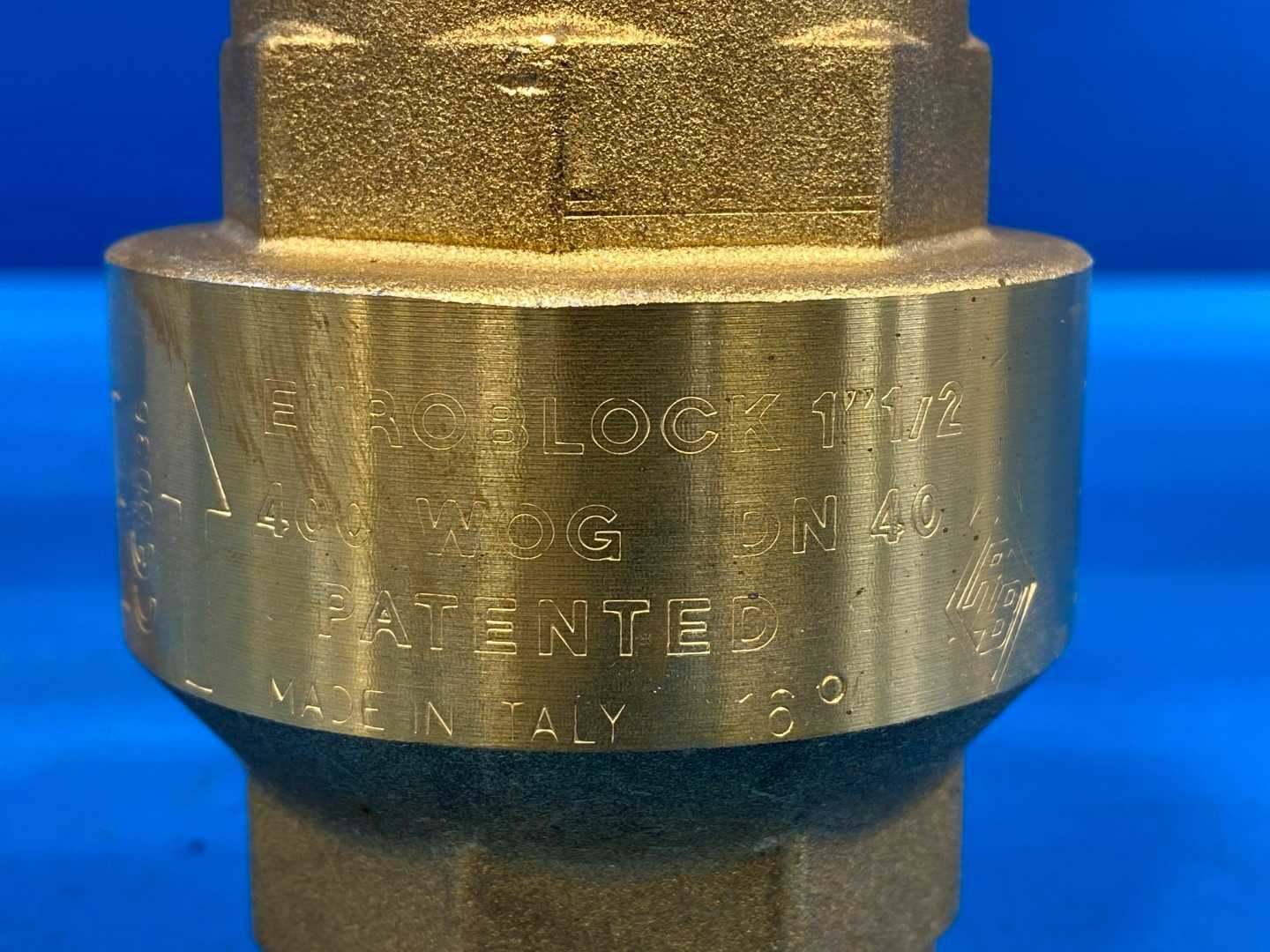 Valvola DI Ritegno 100002, W0G400, 1-1/2" Check Valve, Non-return Flow Control