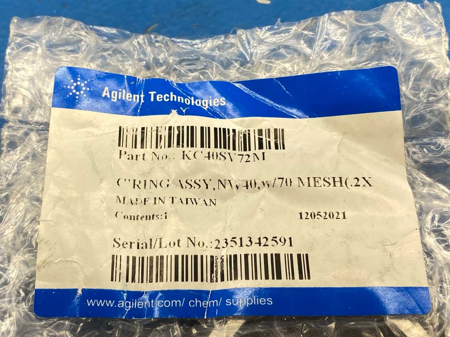 Agilent Technologies KC40SV72M, C' Ring Assy NW40, 70 MESH (.2X)