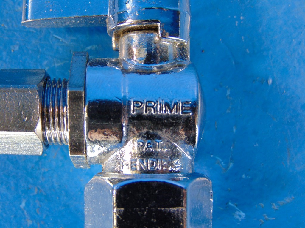 PRIME VALVES ST-4310 1/2" F.I.P. X 3/8" O.D. COMPR ANGLE STOP