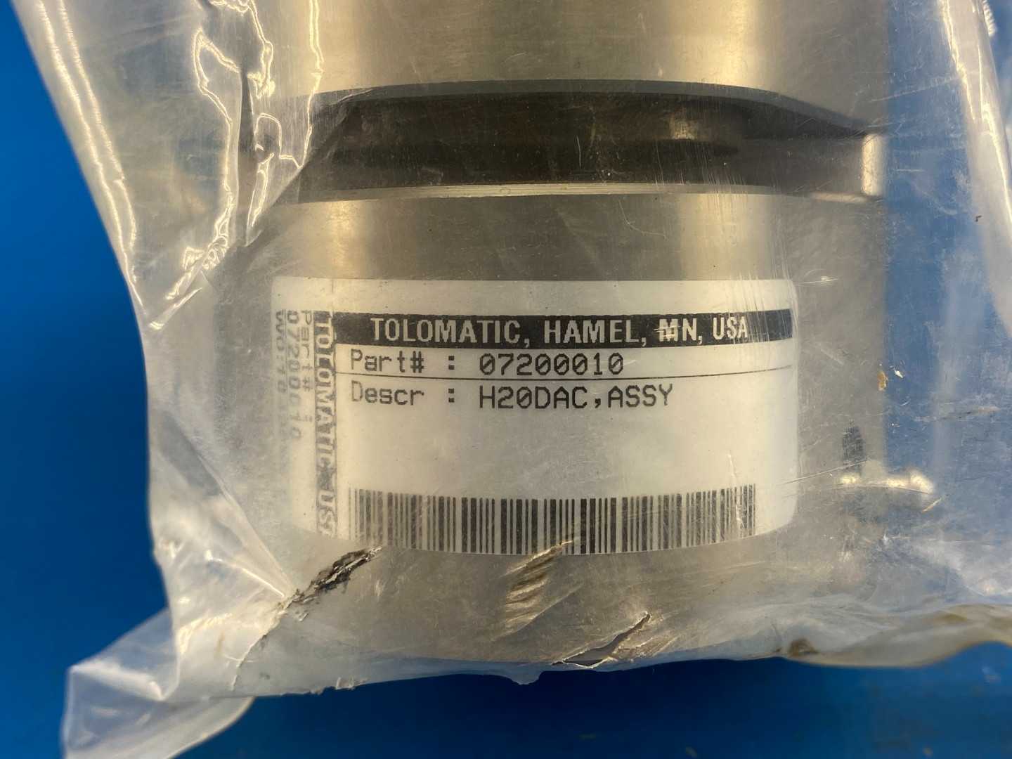 Tolomatic 07200010, H20 Series Hydraulic Disc Brake Caliper, H20DAC Assy 5/32" Disc Thickness 1000 PSI