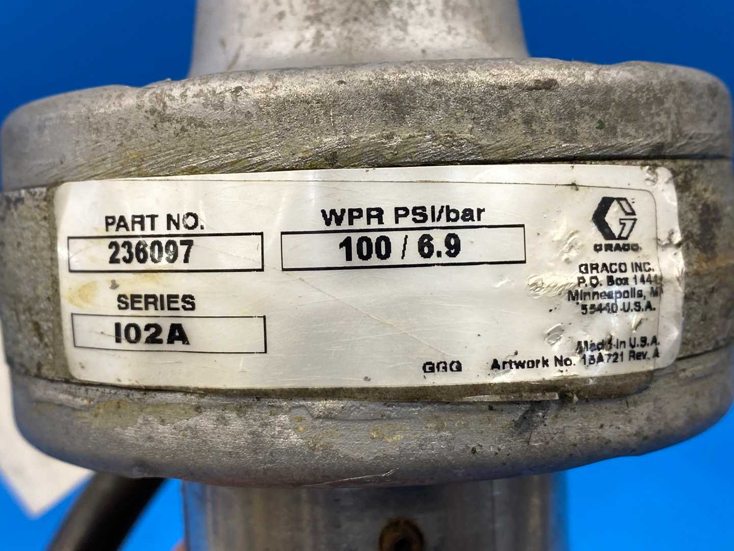 Graco 2360972-Gallon Agitator Motor Assembly 100PSI / 639Bar Series 102A