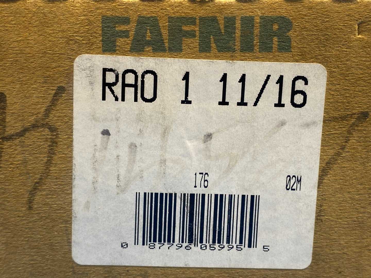 Fafnir RAO 1-11/16 2-Bolt Pillow Block Bearing