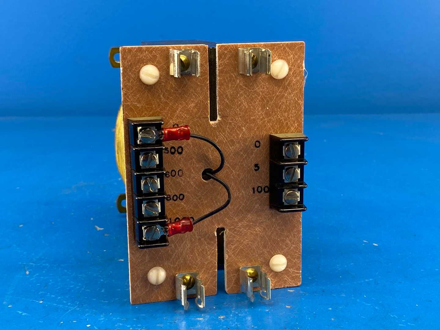 MSI #24101 Inductotherm #162-0300 Plate Transformer 100VA, PRI 500–1000V, SEC 5/100V