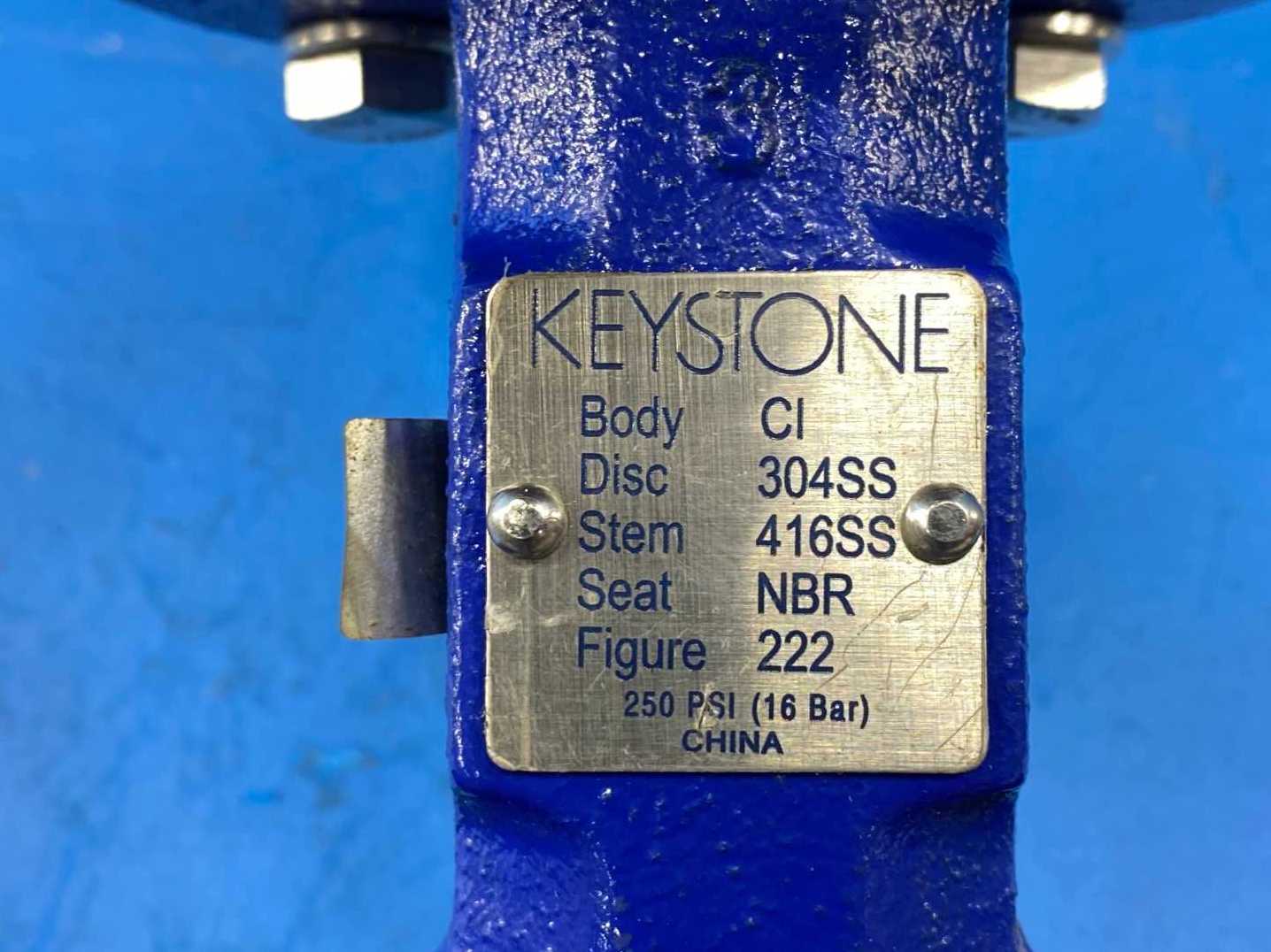 Emerson KEYSTONE F89U-006 SR10 w/ Keystone Body CI Disc 304SS Stem 416SS Seat NBR Figure 222