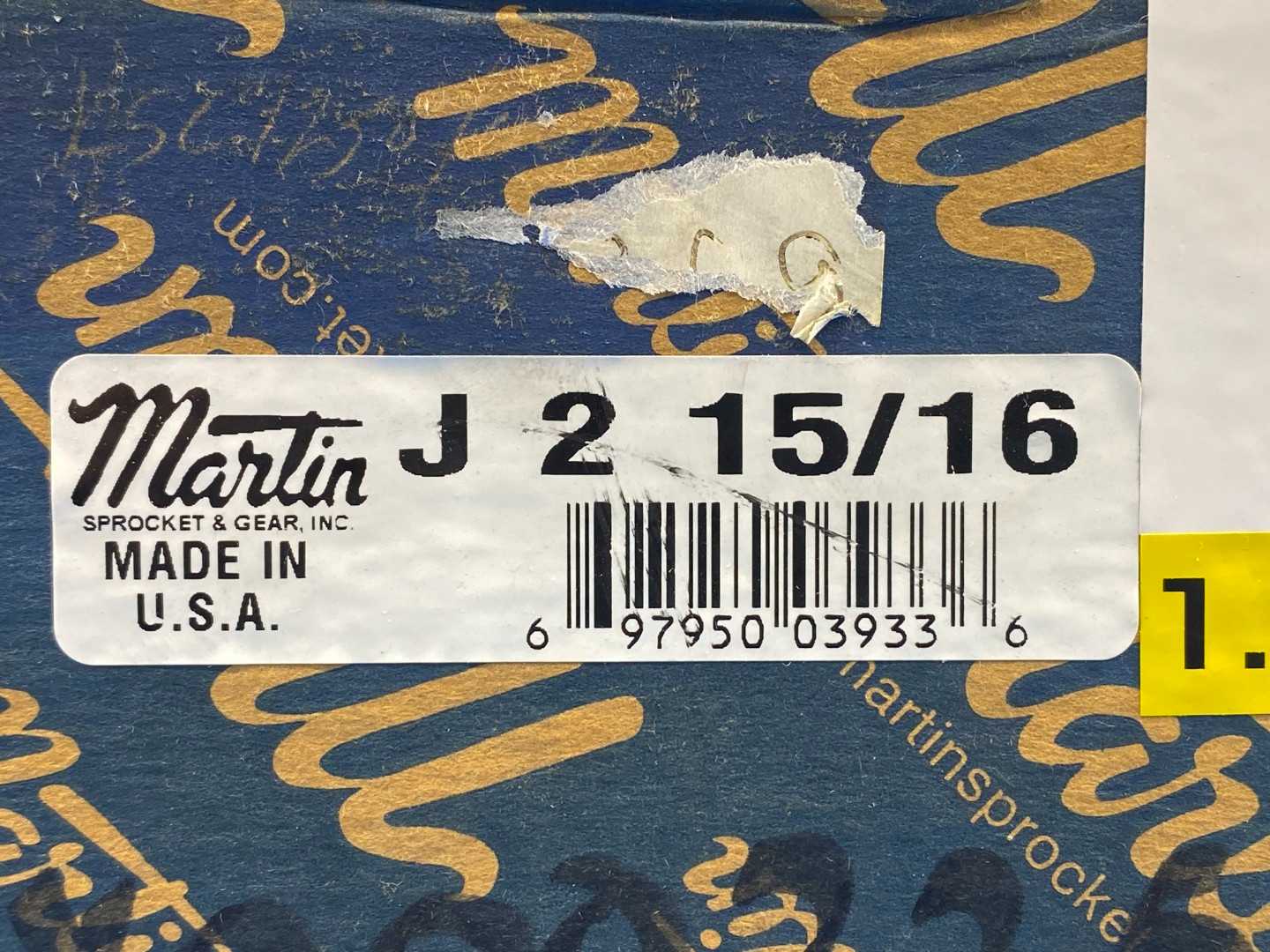 Martin Sprocket & Gear Inc Bushing Sheave J, 2 15/16" ID, QD