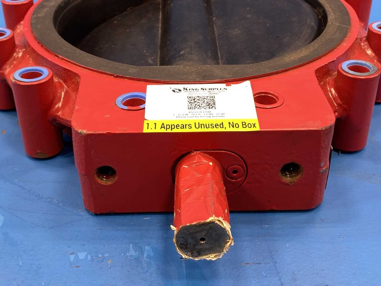 Media Valve 3100-403-130 Butterfly Valve, 10" WCB, 150 CWP Carbon Steel Body and Disc Chlorinated Polyethylene Liner