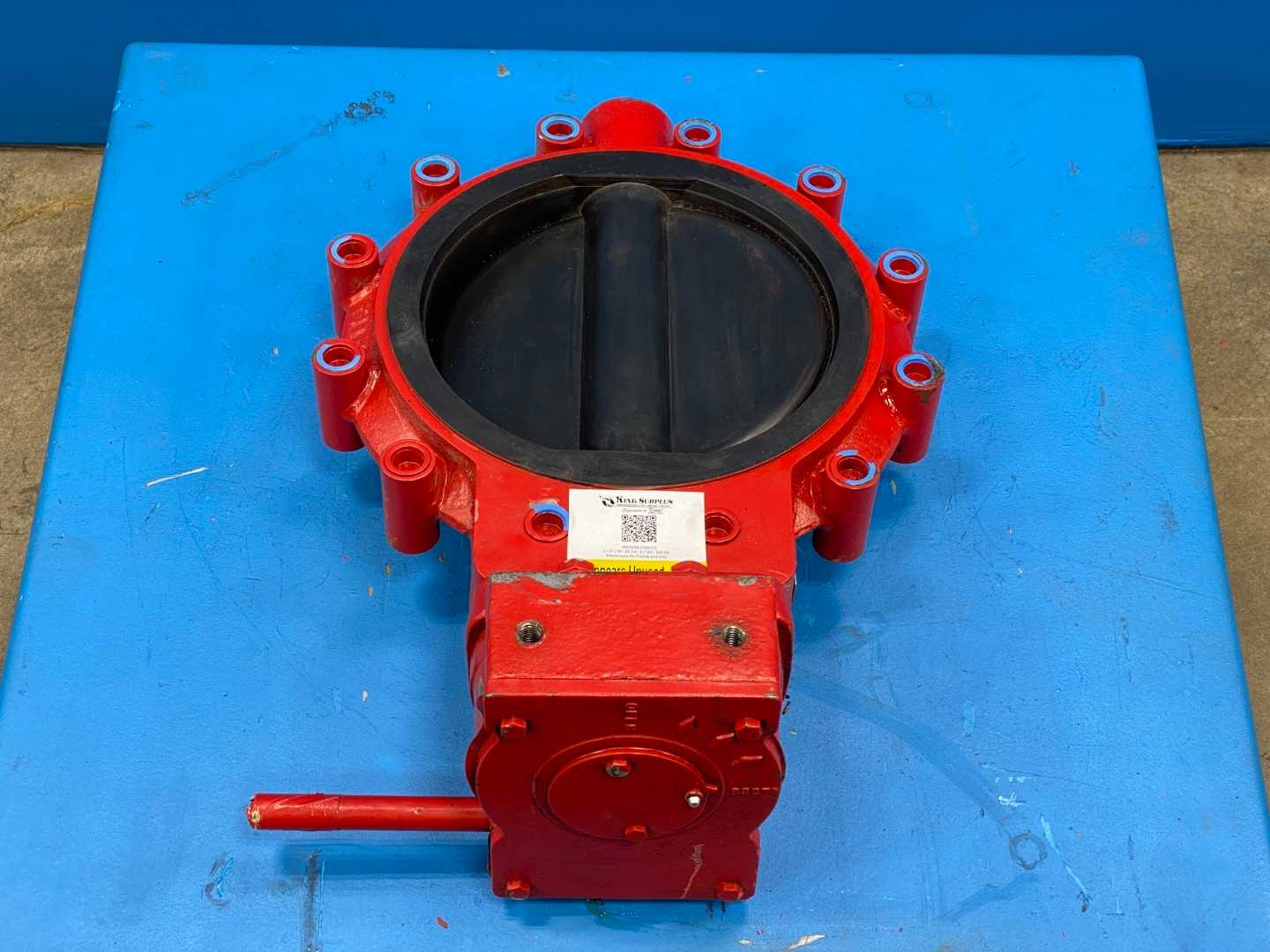 Media Valve Inc 3100-403-132 Mosites 10" Butterfly Valve C30N, 10WCB-150CWP, Gear Operated