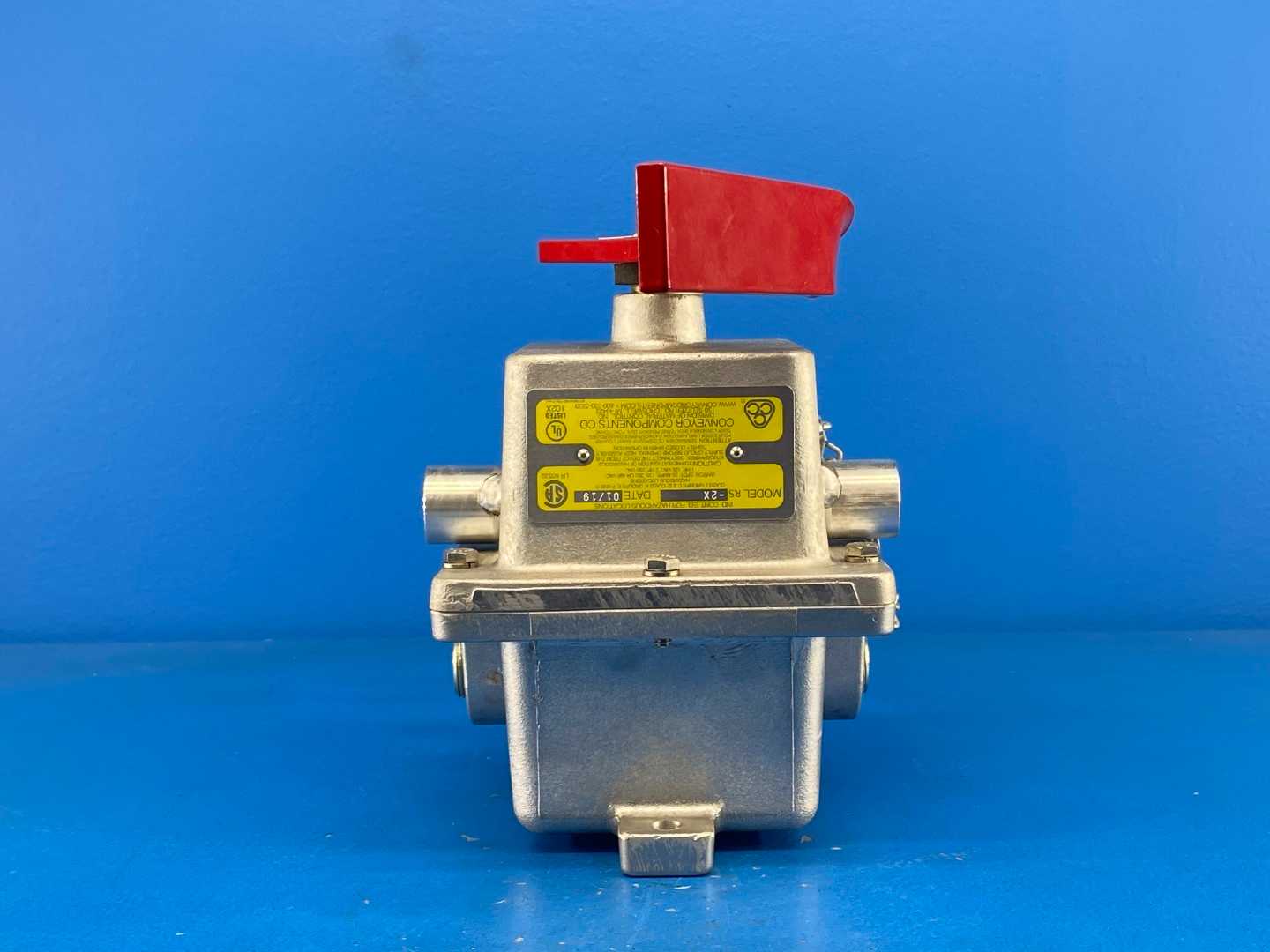 Conveyor Components Co. Model RS-2X Cable Operated Safety Stop Control Switch 125/250/480 VAC 20A 1HP-125VAC 2HP-250VAC