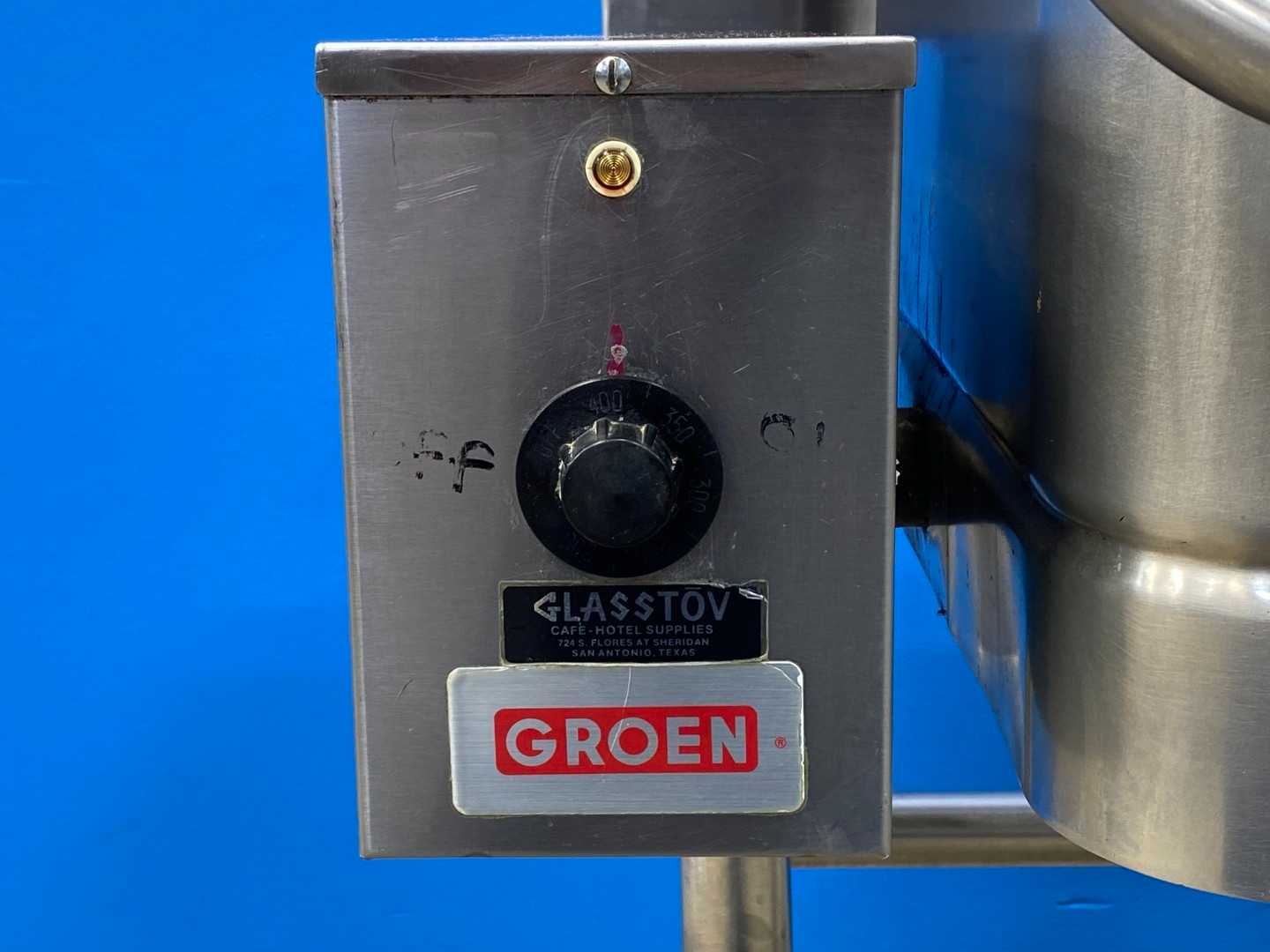 Groen FPO-4 Electric Tilting Skillet 15 Gallon - 240V 3PH - Model 8106 CF - 1978 - Glasstov San Antonio