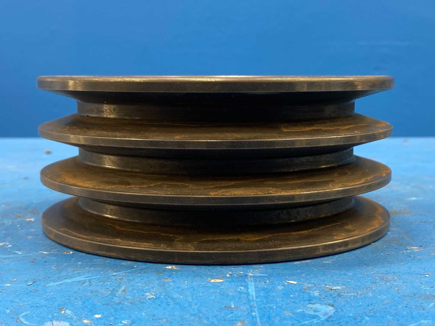 Martin 3 B 56 SD V-Belt Pulley - A, B Belt Section, 3 Groove, Bushing Required Bore Size, 5.9500 in O. D. 