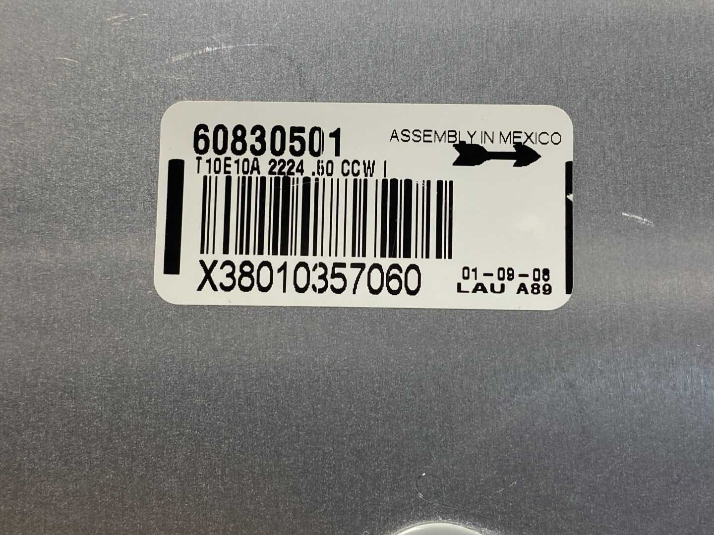 Trane FAN01509 (X38010357060) 3 Blade Aluminum Fan 22" Diameter 24° Pitch, .50 Bore CCW 
